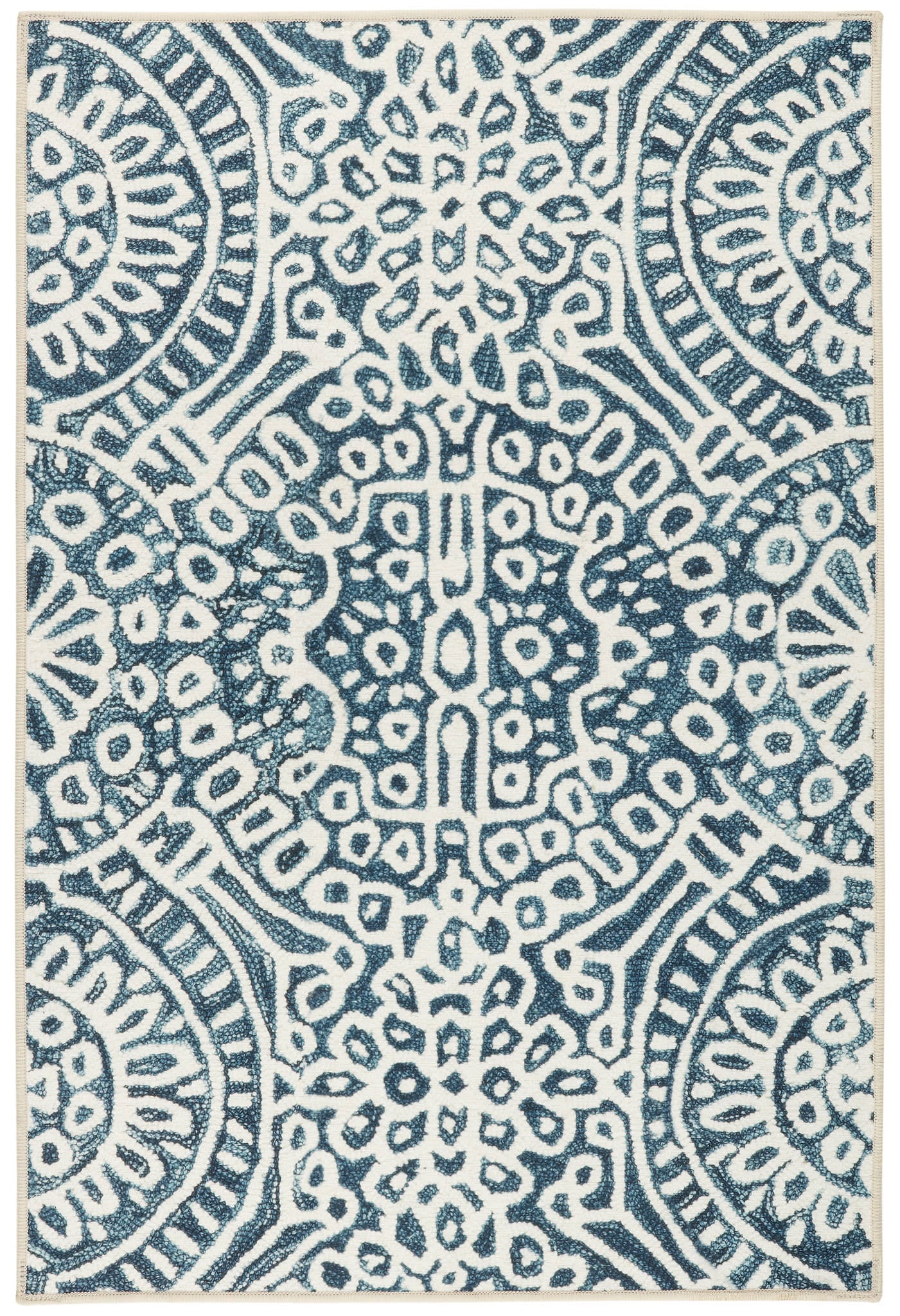 Temple Machine Washable Rug | Ink