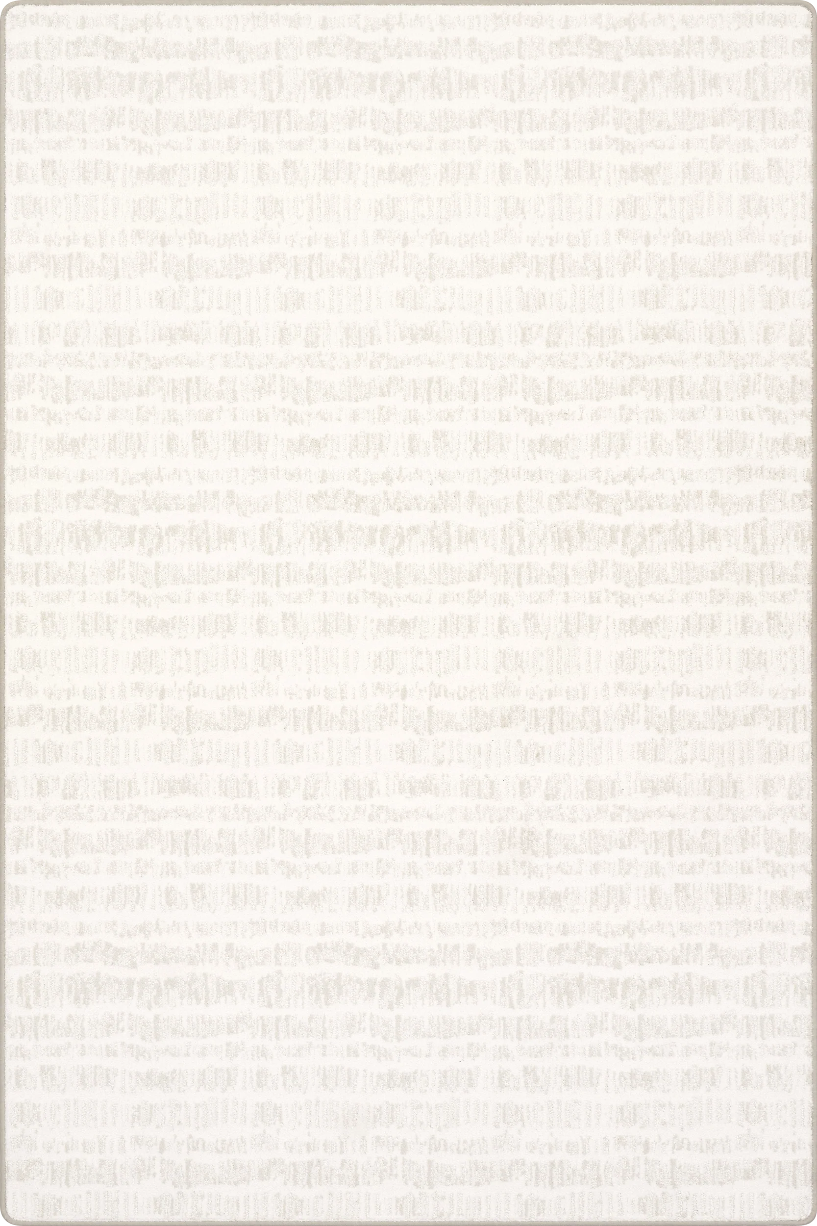 Tern Abstract Striped Custom Rug | White