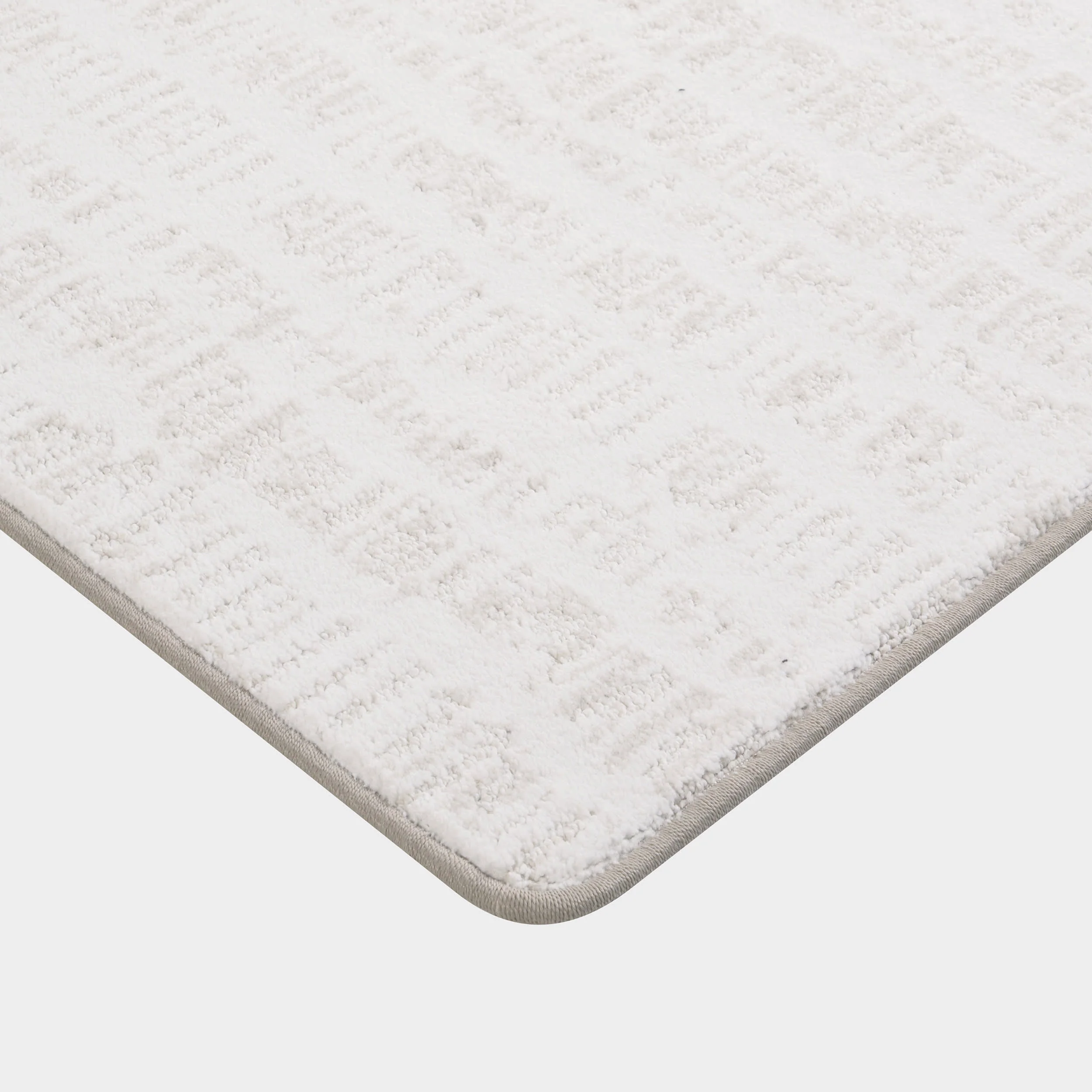 Tern Abstract Striped Custom Rug | White - Image 2