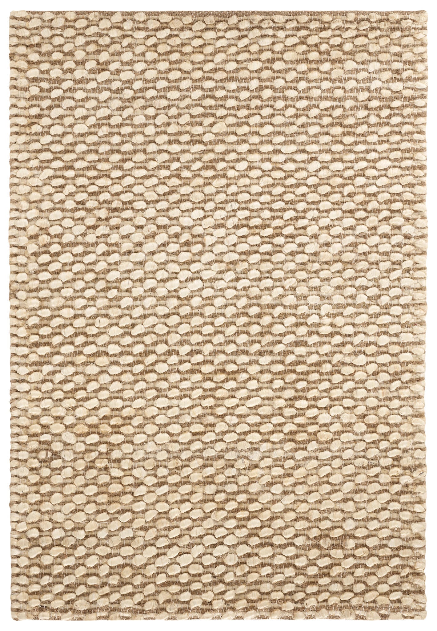 Textured Handwoven Jute Rug | Natural
