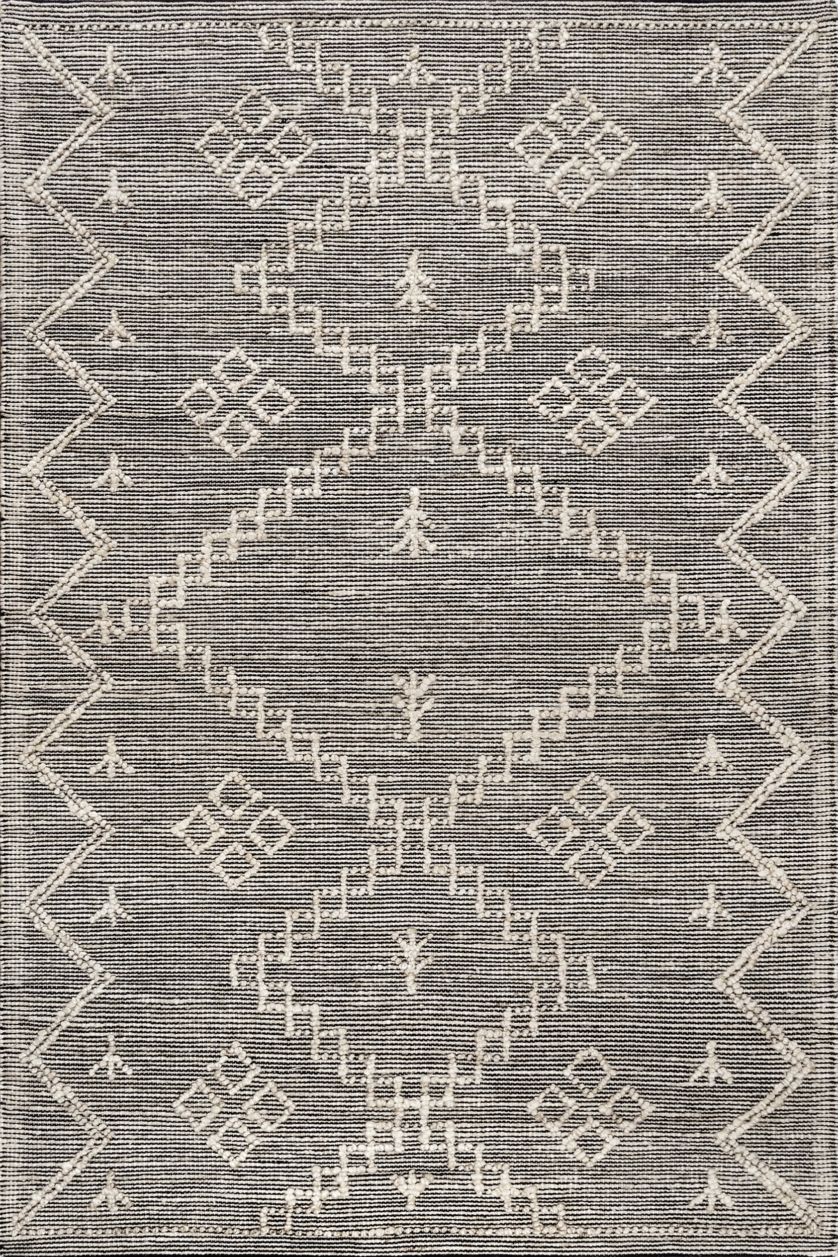 Textured Moroccan Jute Rug | Beige