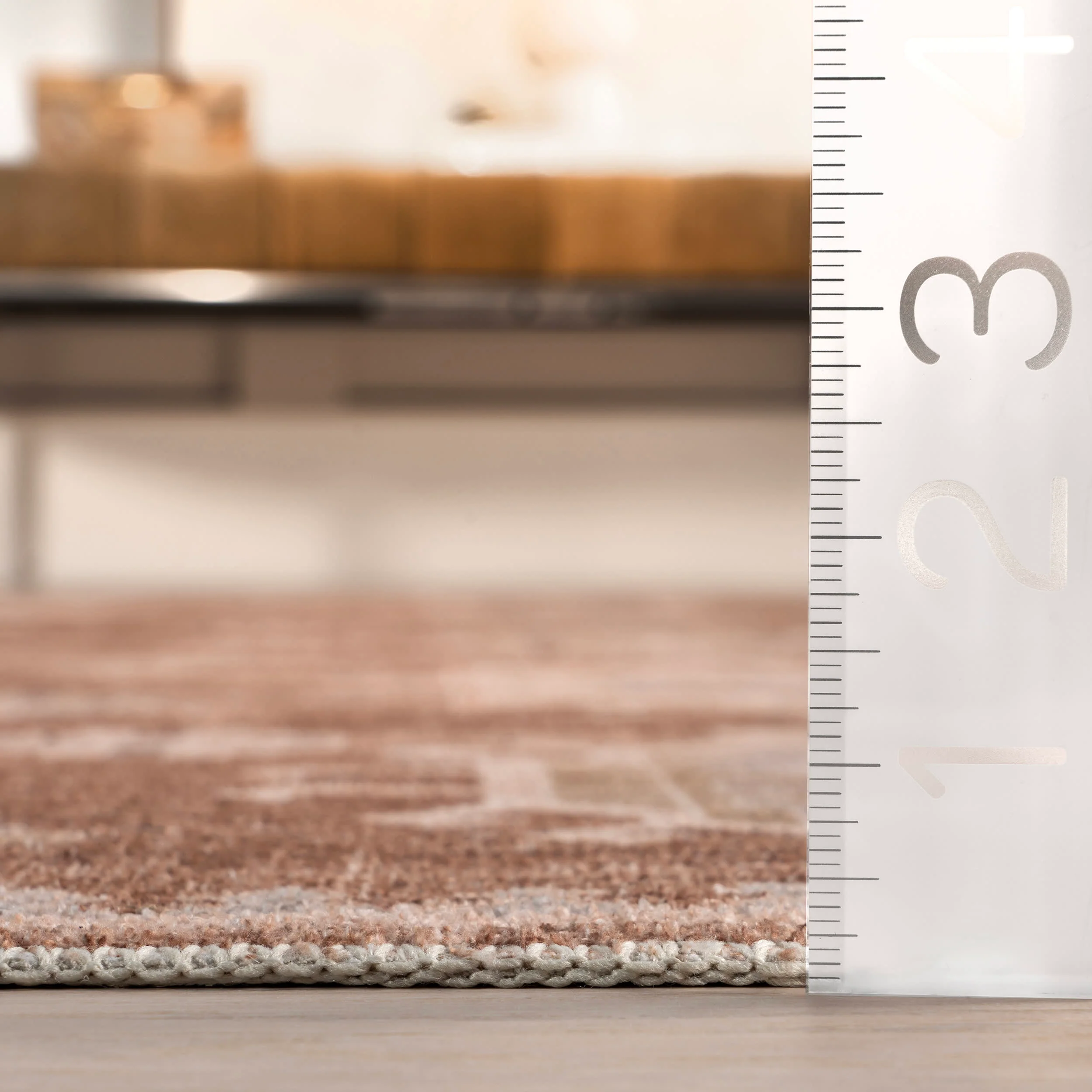 Thalia Medallion Washable Rug | Sienna Brown - Image 5