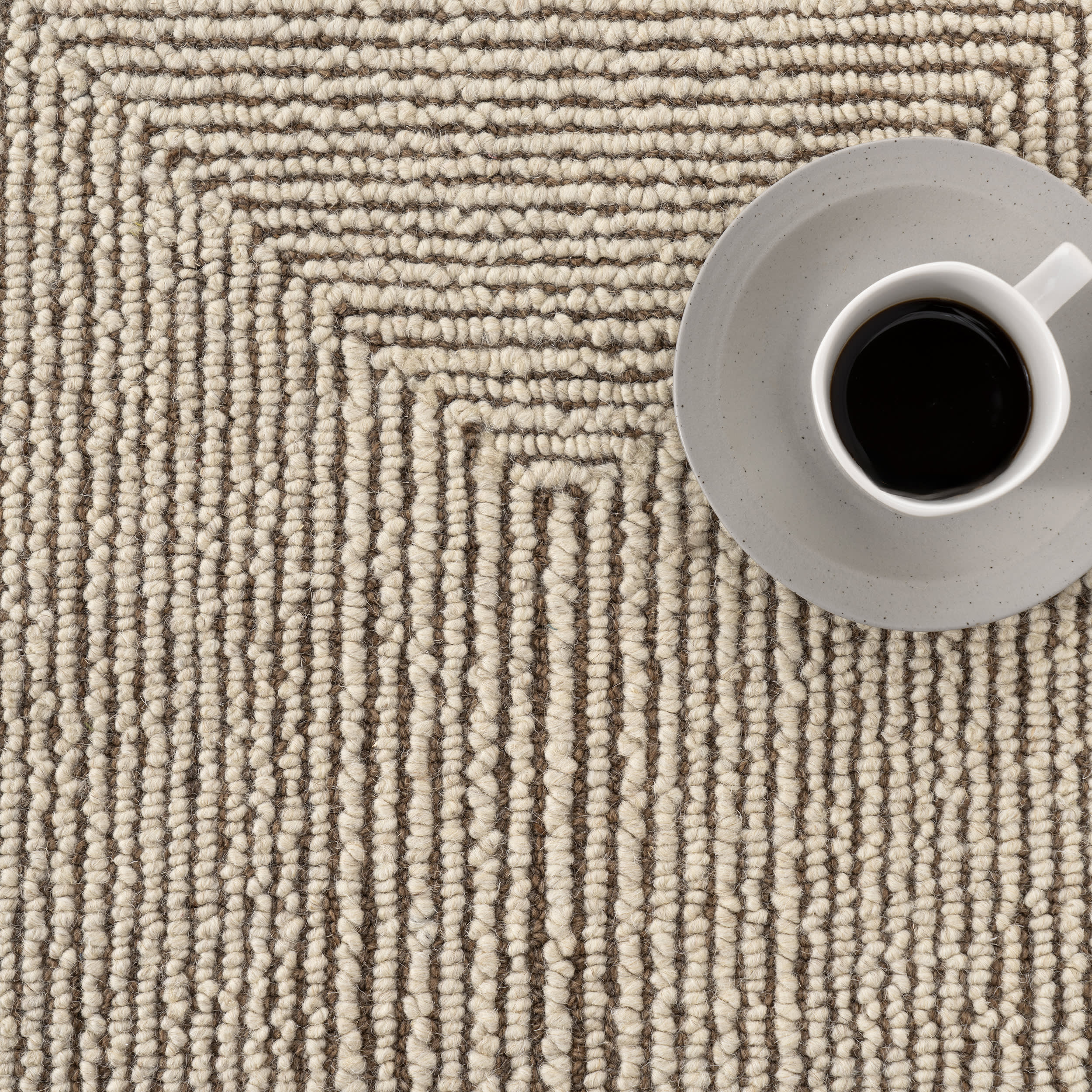 The Stoic Wool Rug | Beige - Image 8
