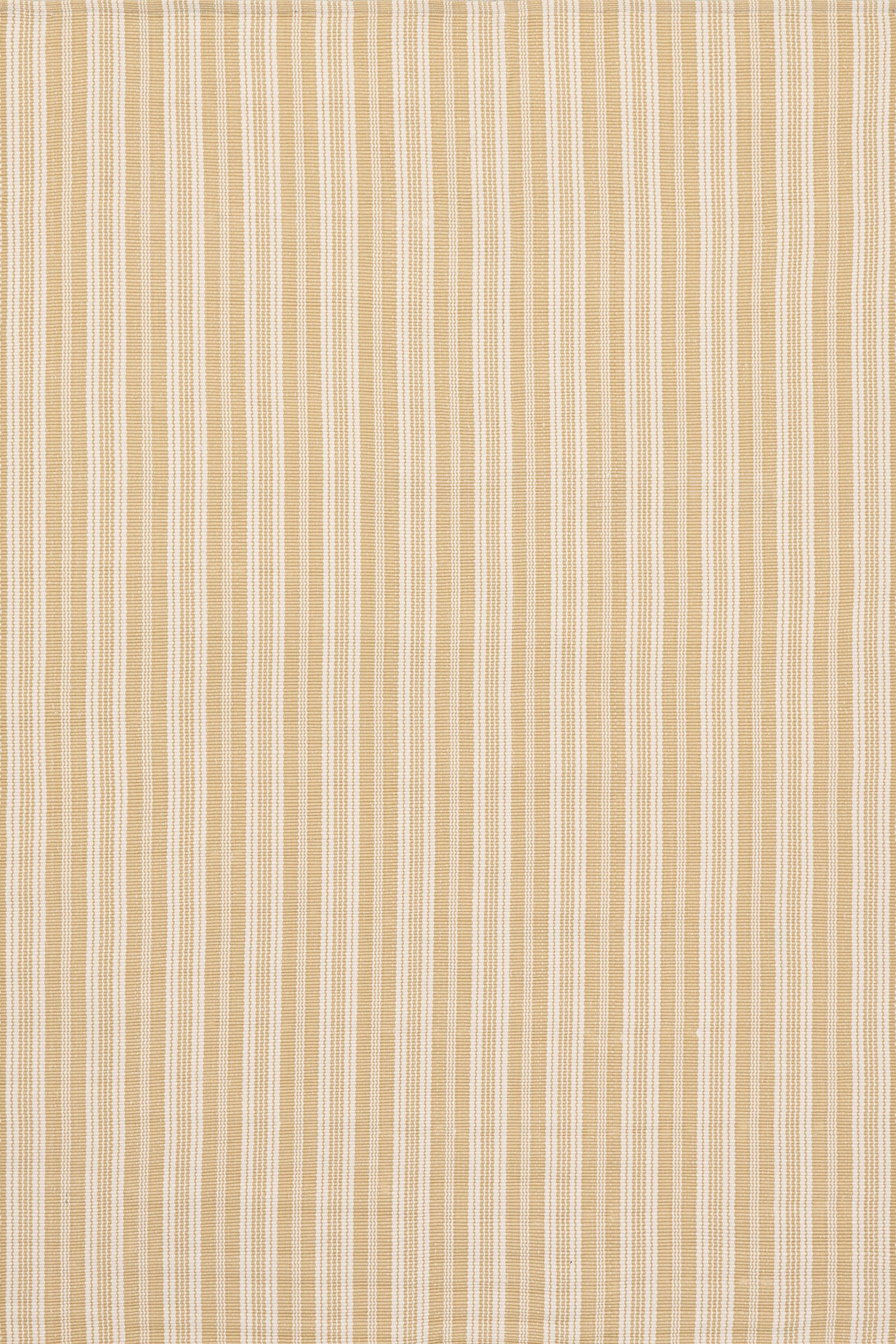 Ticking Stripe Handwoven Indoor/Outdoor Rug | Beige