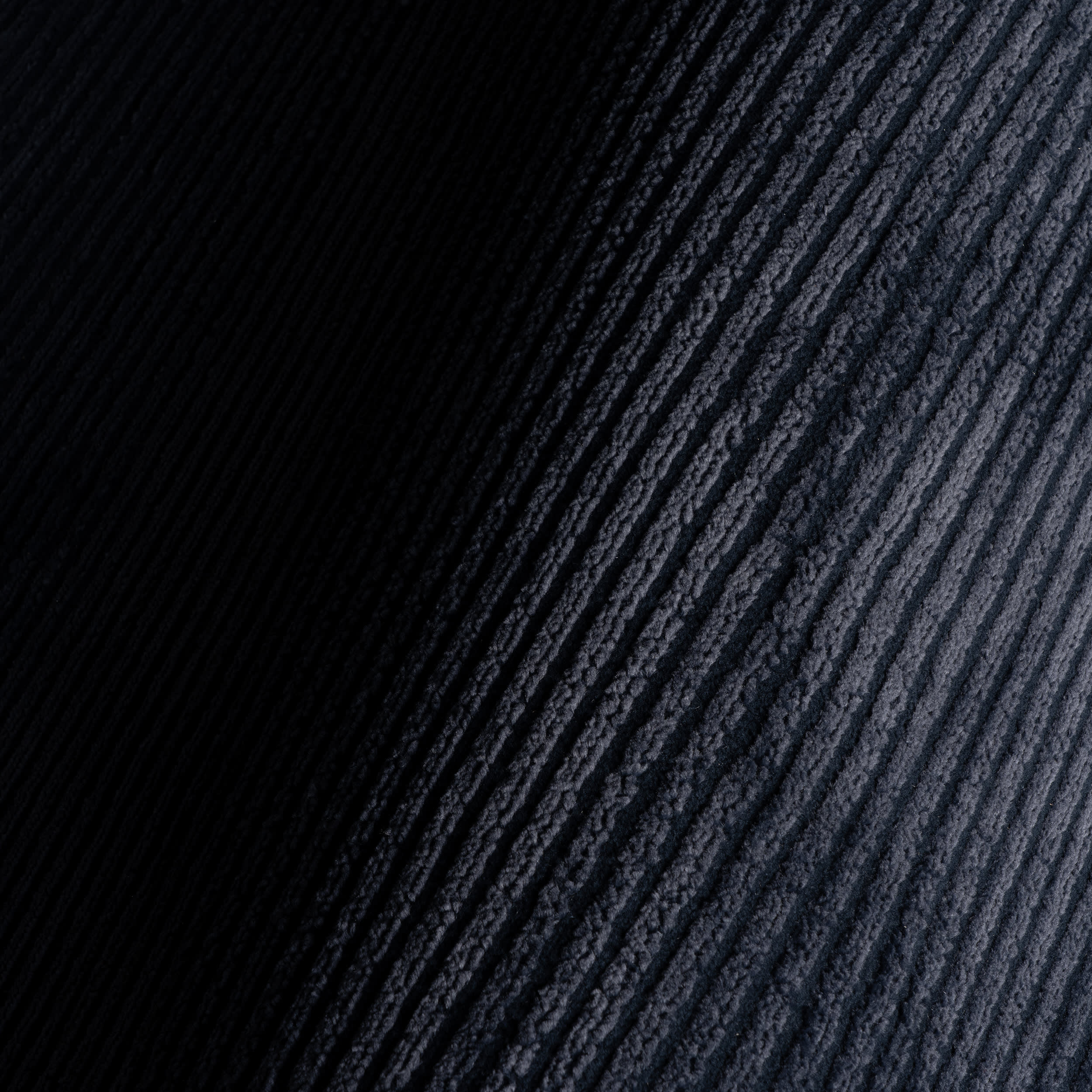 Tiera Bordered Plush Textured Washable Rug | Blue - Image 3