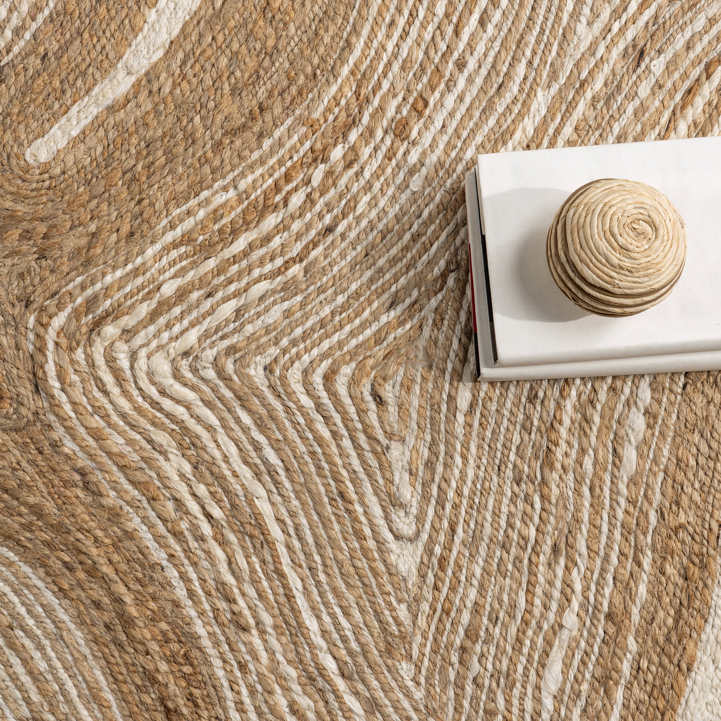 Tillie Marble Jute Tasseled Rug | Natural - Image 8