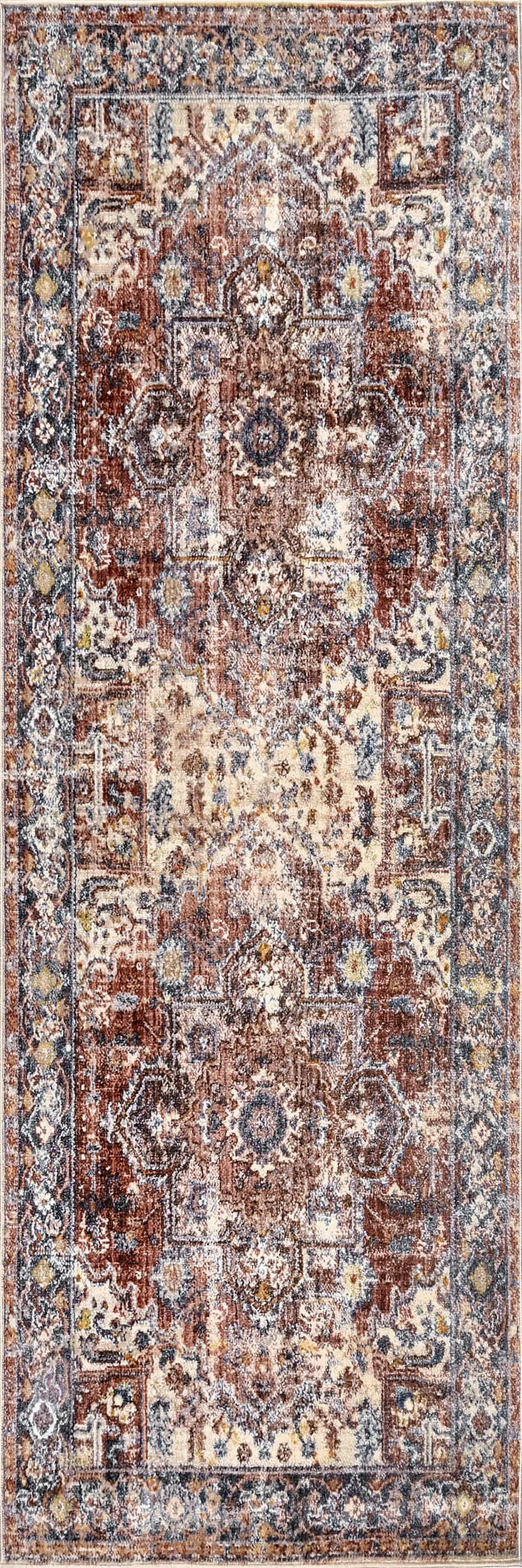 Timeworn Charm Rug | Rust