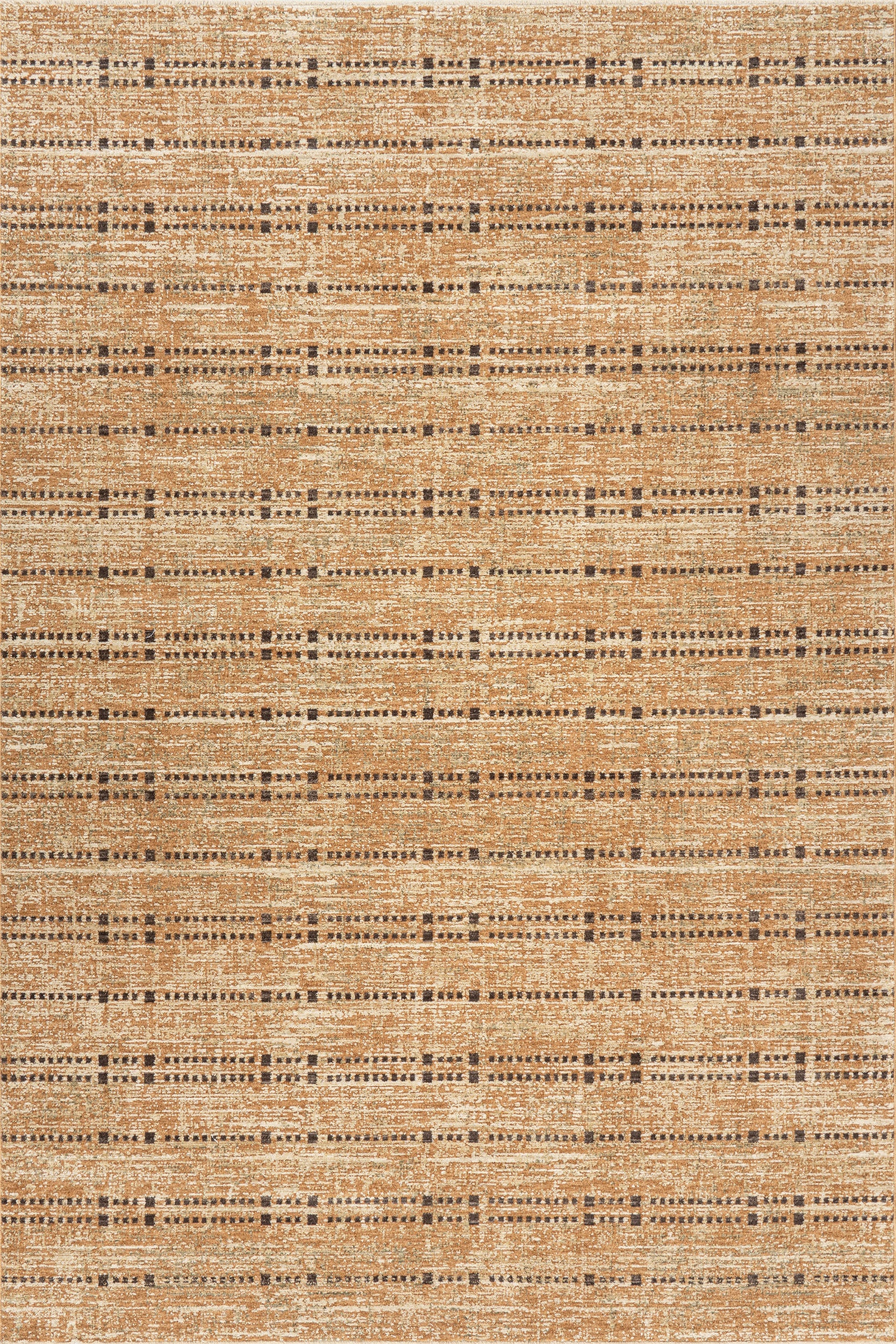 Tracewire Bohemian Striped Rug | Tan