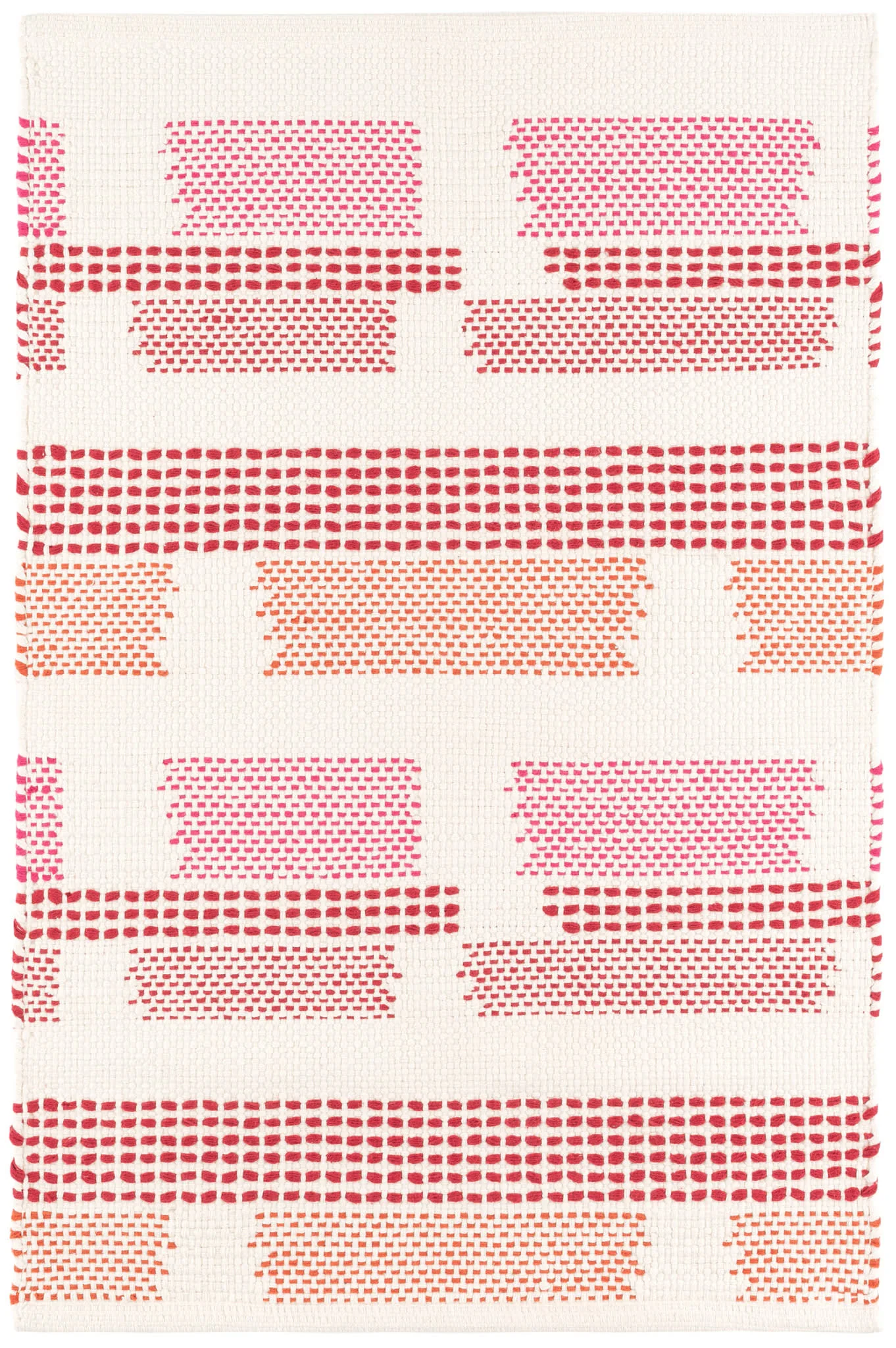 Tread Lightly Handwoven Cotton Rug | Pink