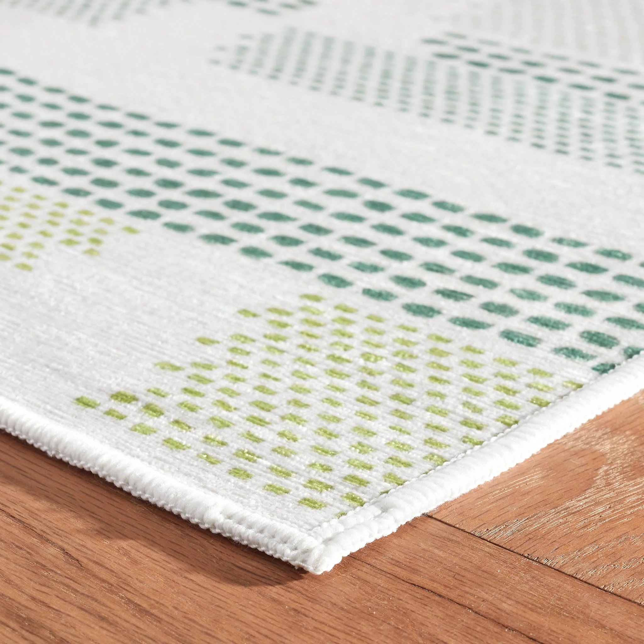 Tread Lightly Machine Washable Rug | Green - Image 5