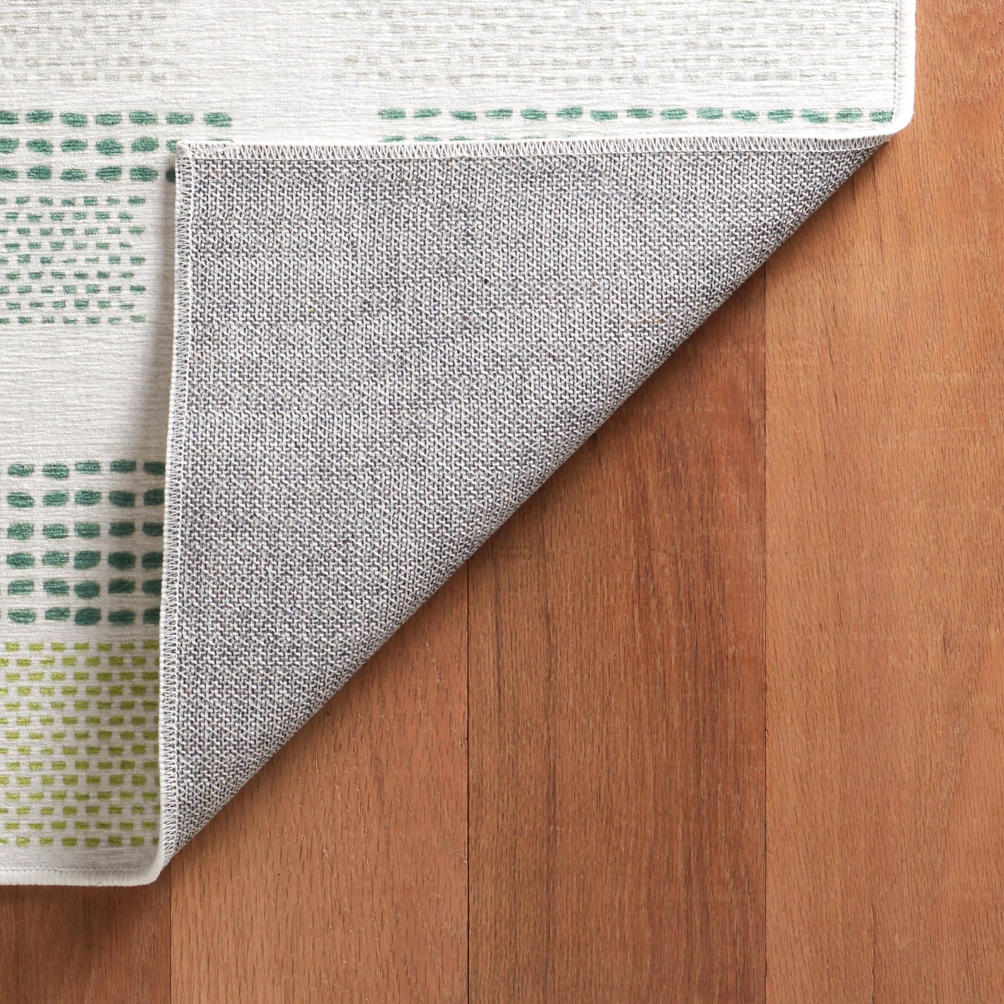 Tread Lightly Machine Washable Rug | Green - Image 6