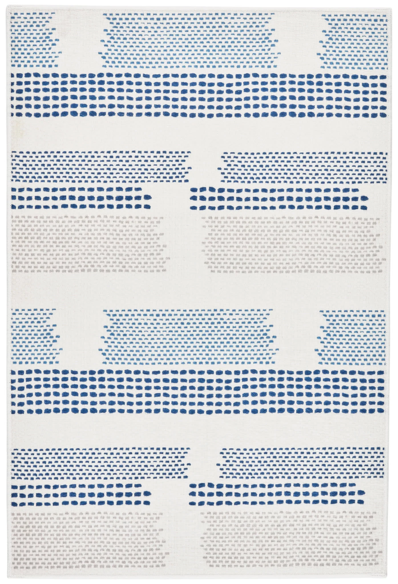 Tread Lightly Machine Washable Rug | Navy