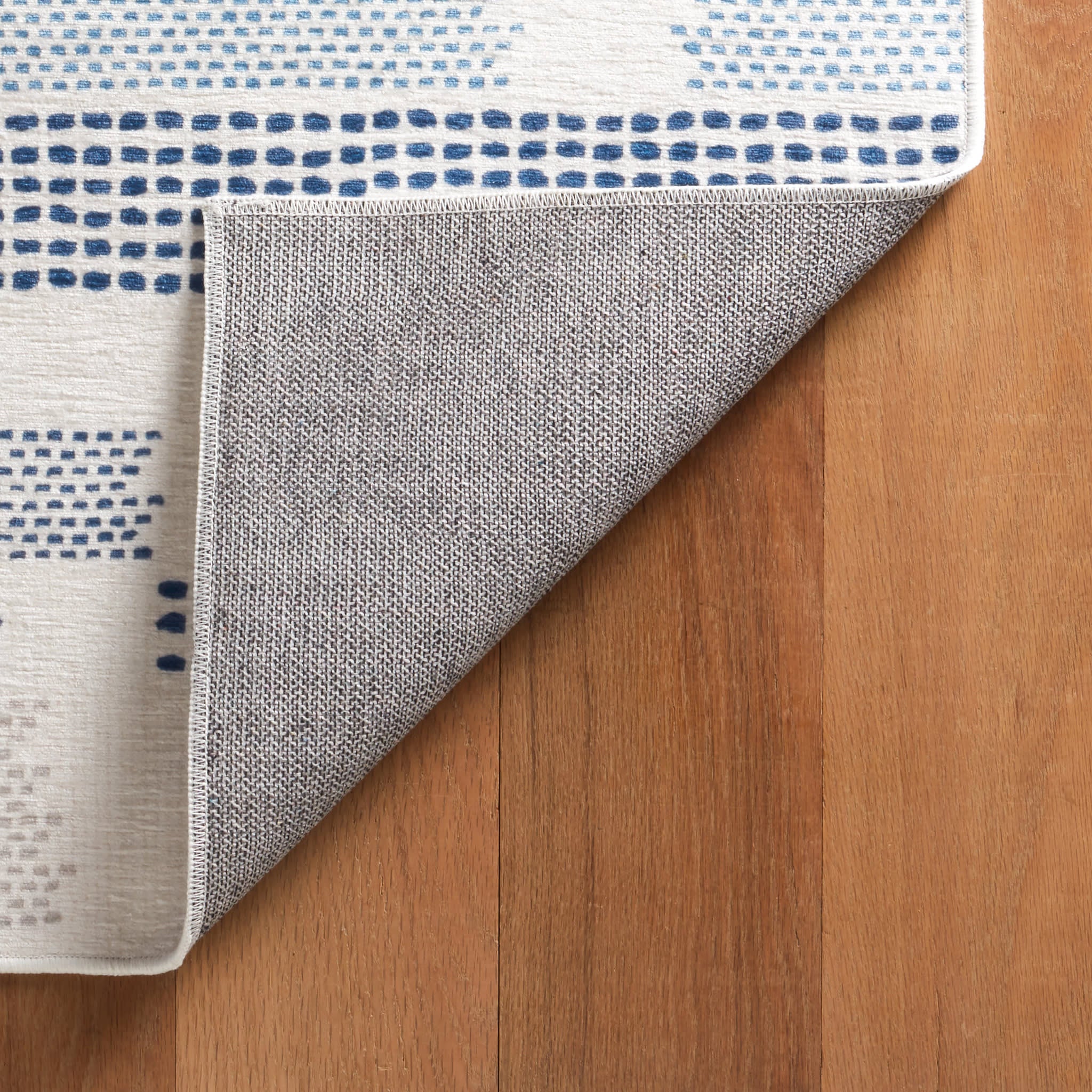 Tread Lightly Machine Washable Rug | Navy - Image 6