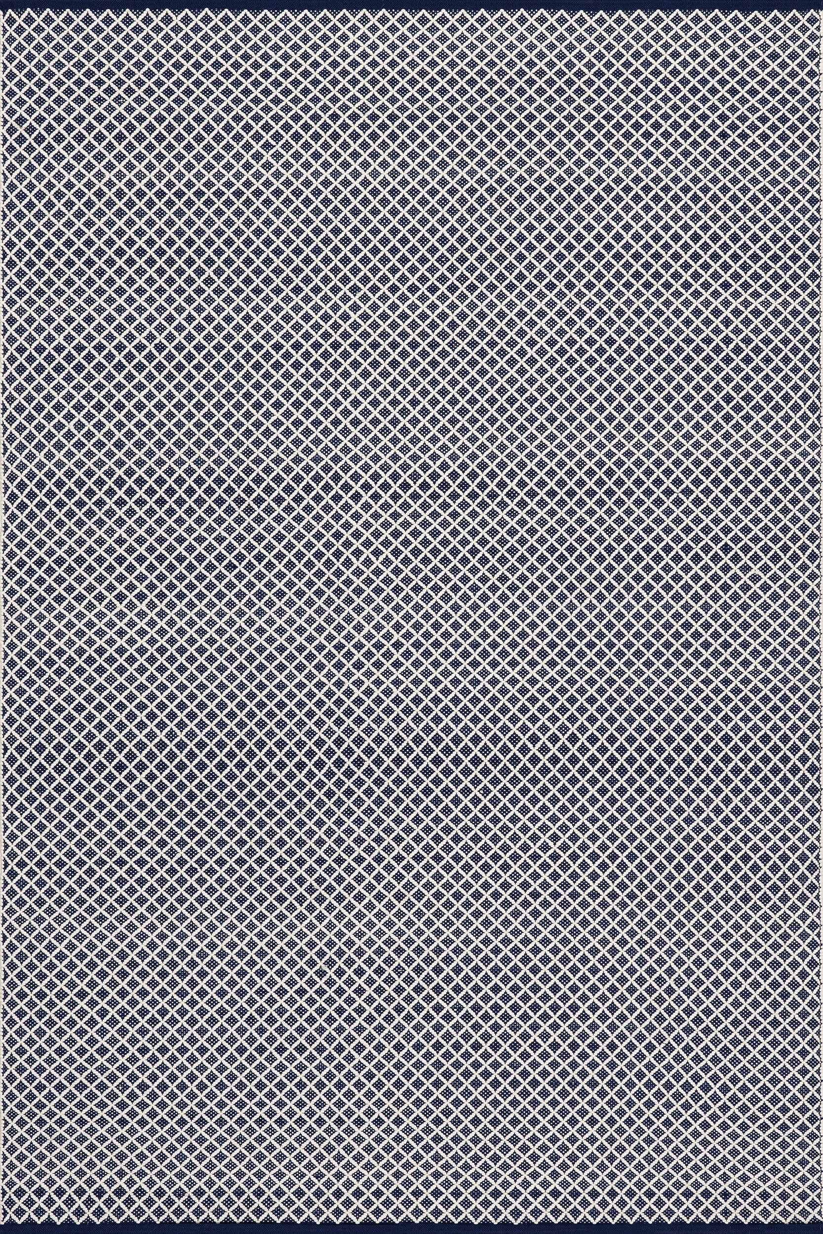 Trellis Handwoven Indoor/Outdoor Rug | Navy