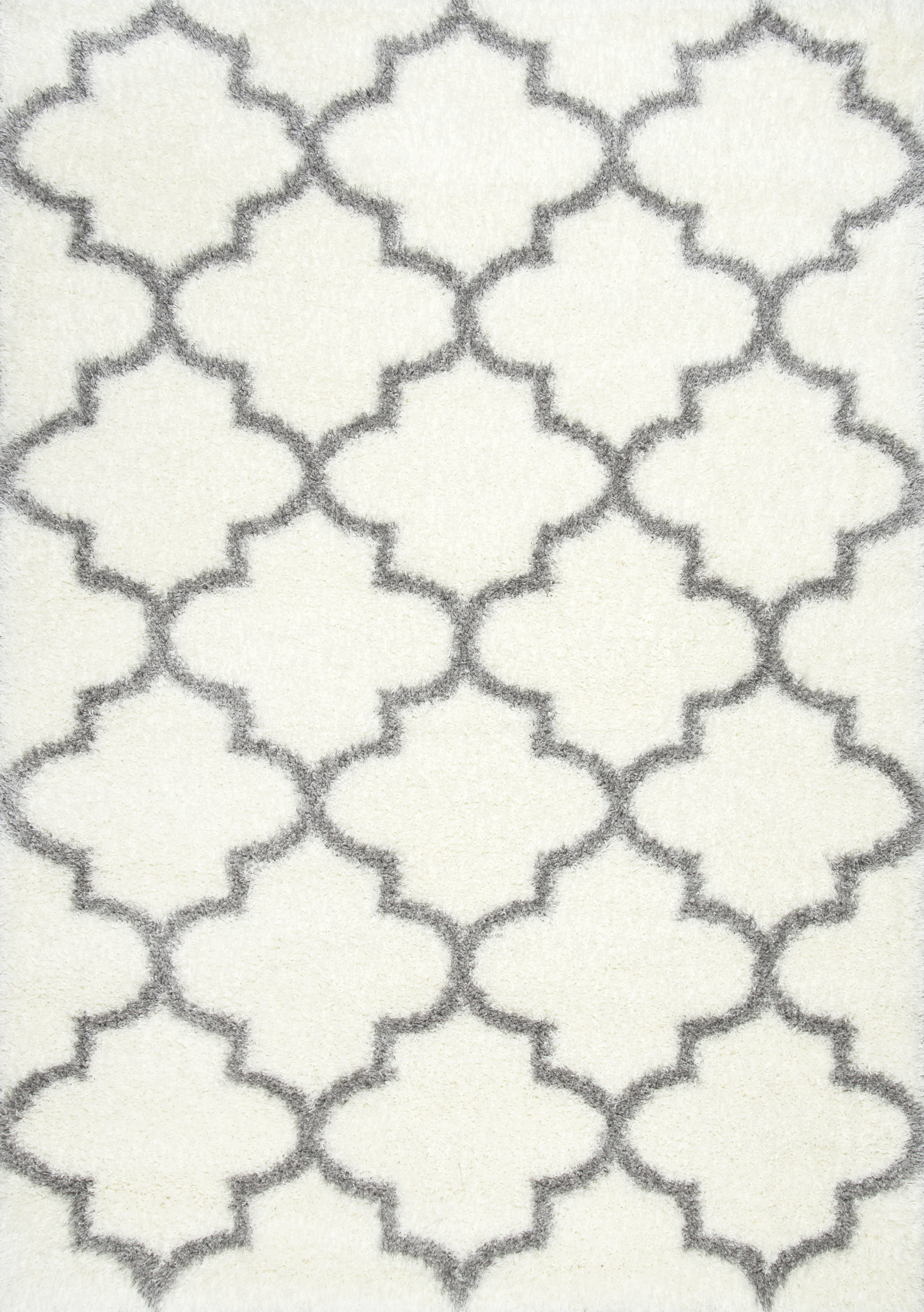 Trellis Shag Rug | Ivory