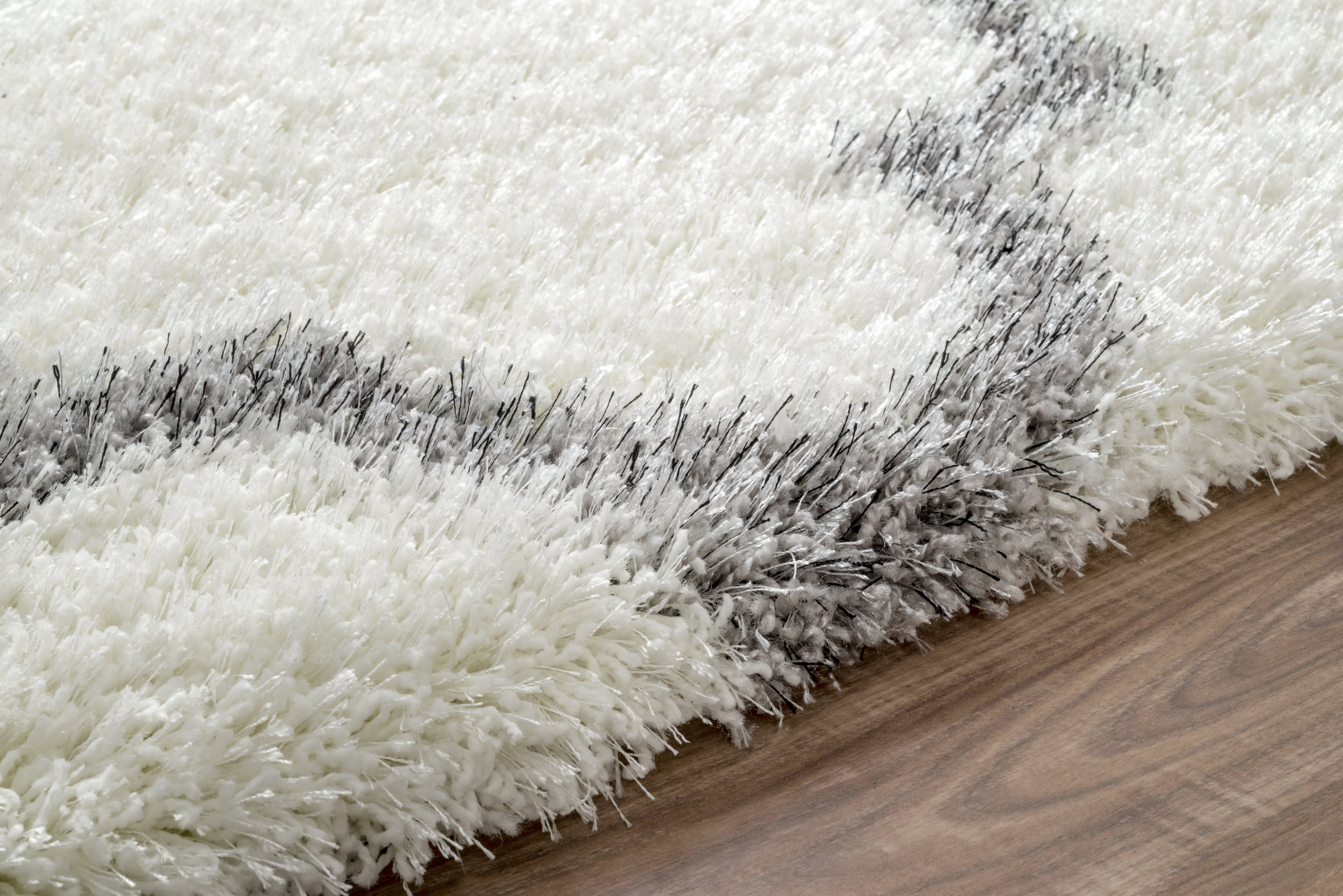 Trellis Shag Rug | Ivory - Image 3
