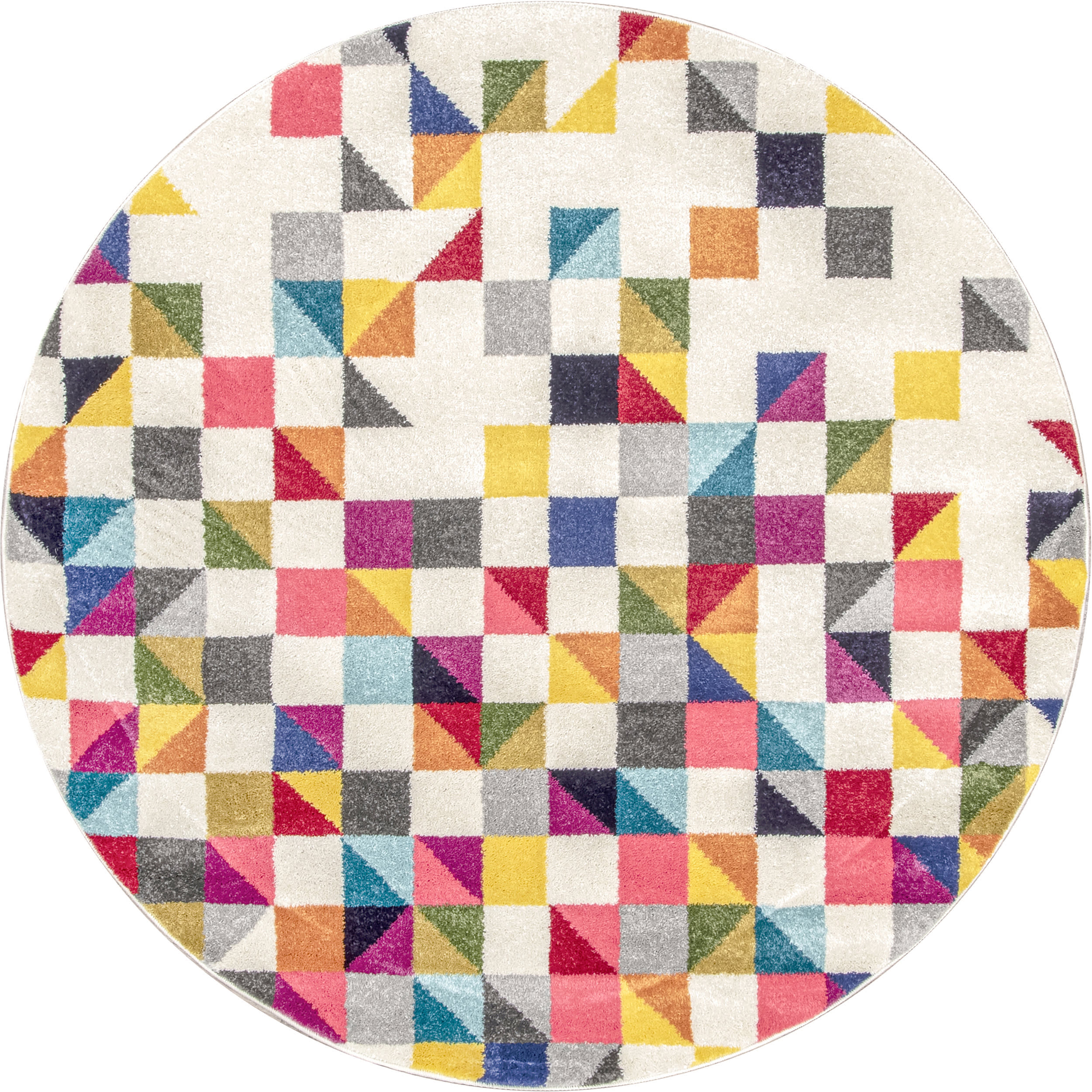 Triangle Mosaic Rug | Multicolor