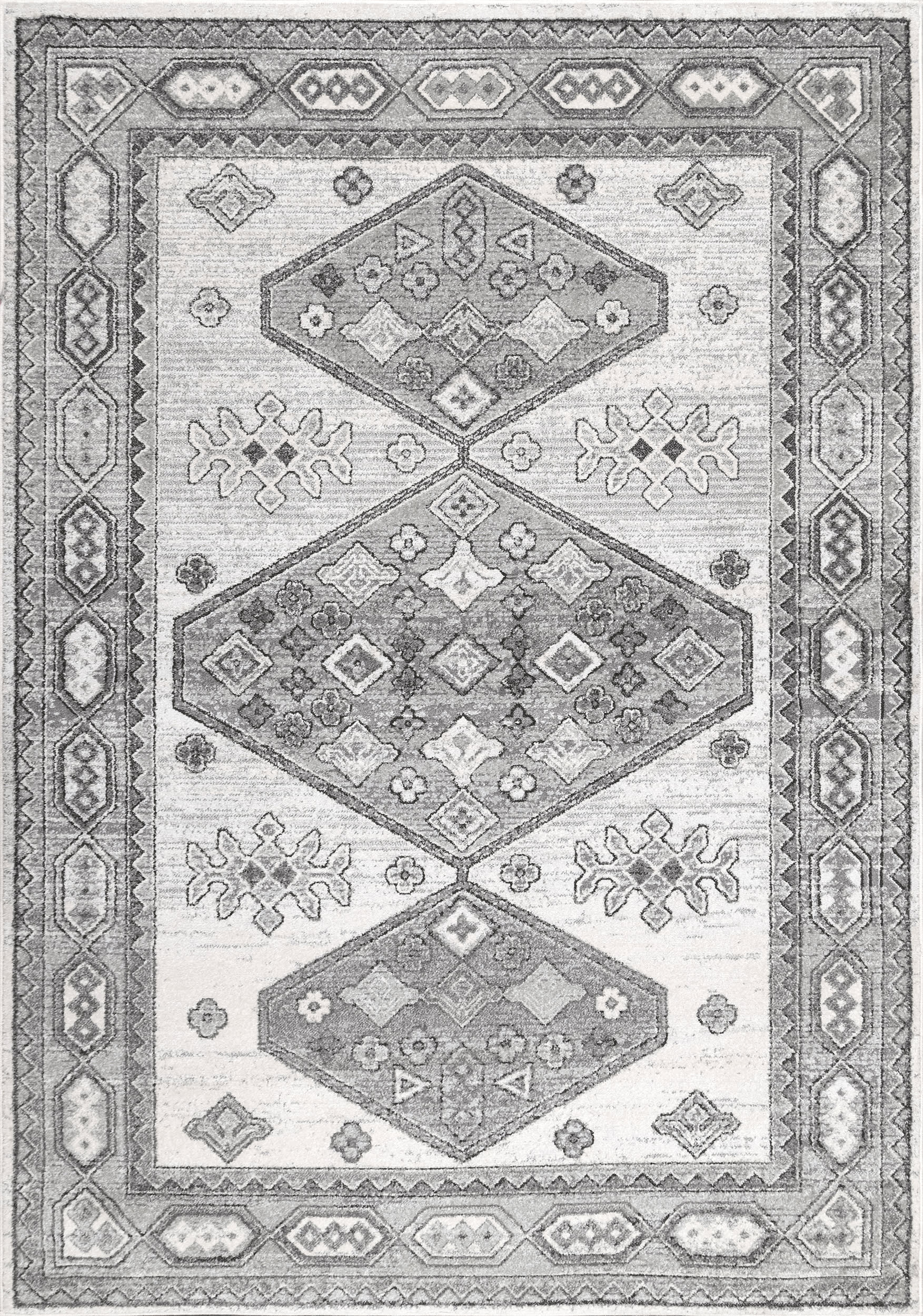 Tribal Cartouche Rug | Beige