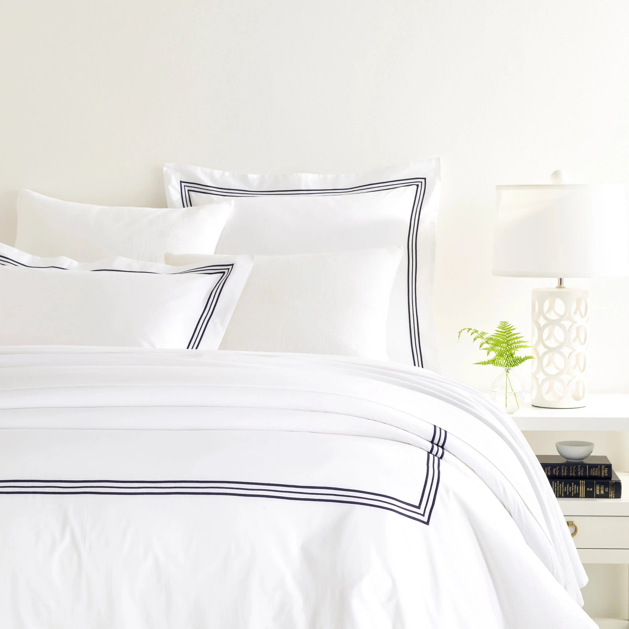 Trio Duvet Cover | Indigo