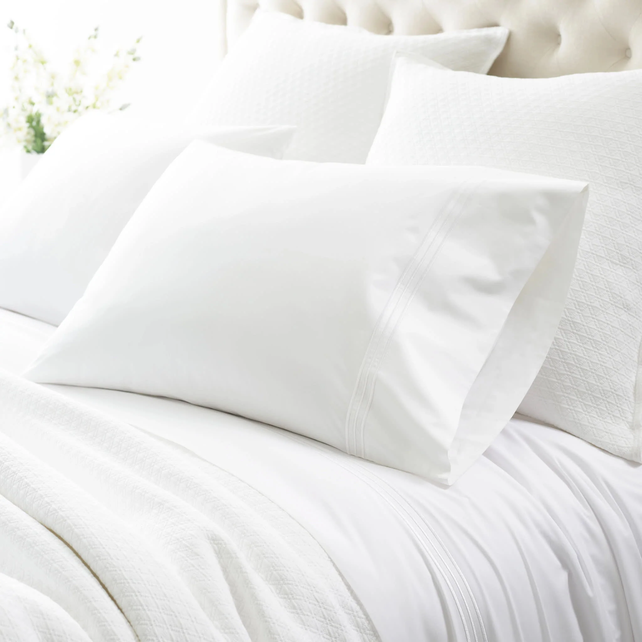 Trio Pillowcases (Pair) | White