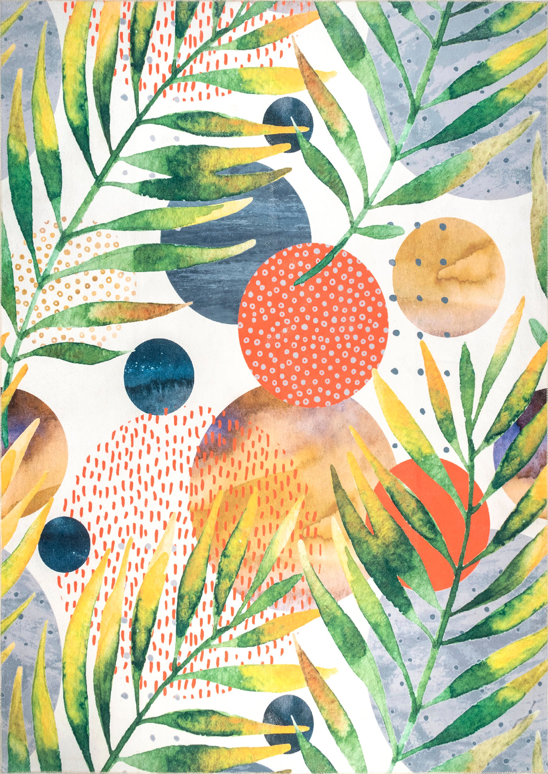 Tropics Washable Rug | Multicolor