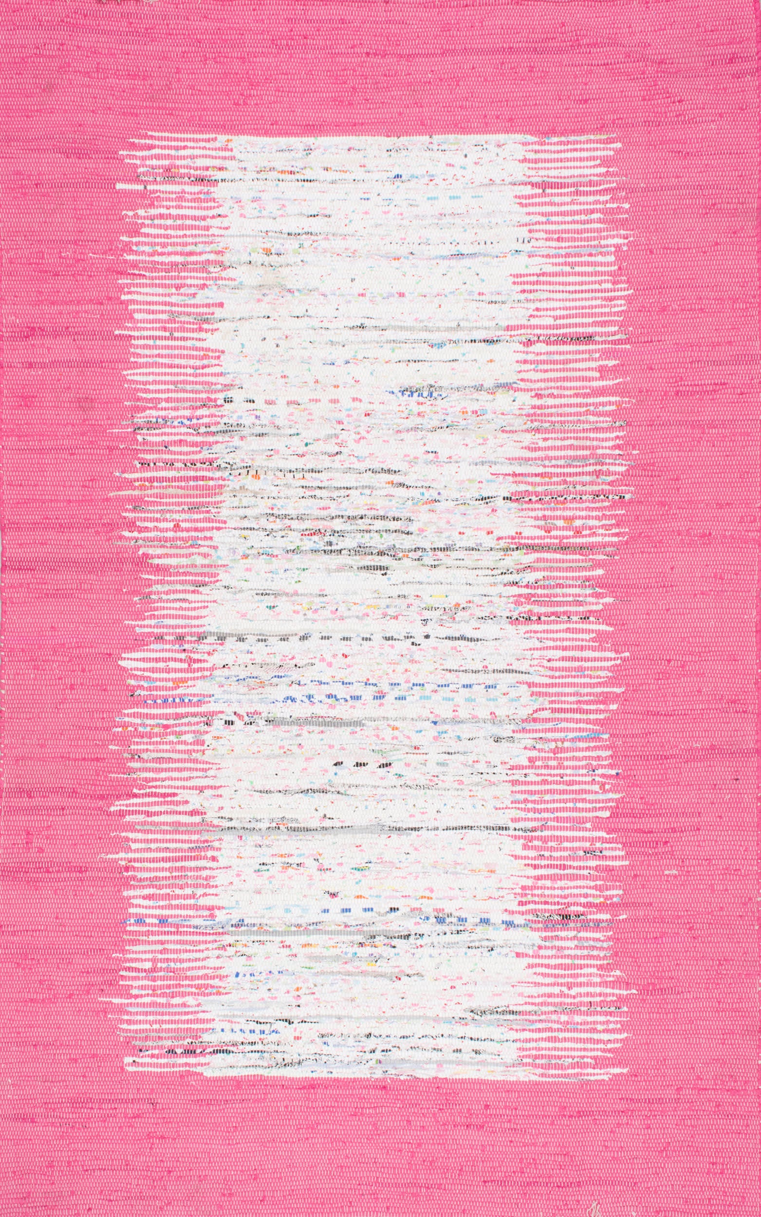 Turin Cotton Flatweave Rug | Pink