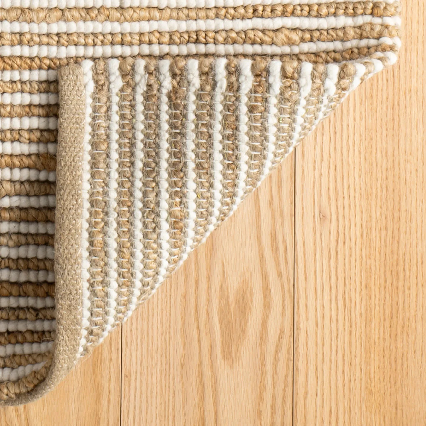 Twiggy Handwoven Wool/Jute Rug by Bunny Williams | Natural - Image 11