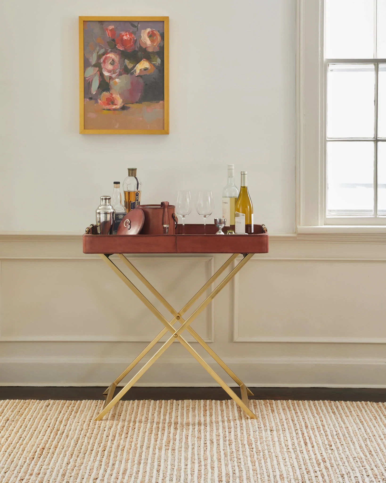 Twiggy Handwoven Wool/Jute Rug by Bunny Williams | Natural - Image 6