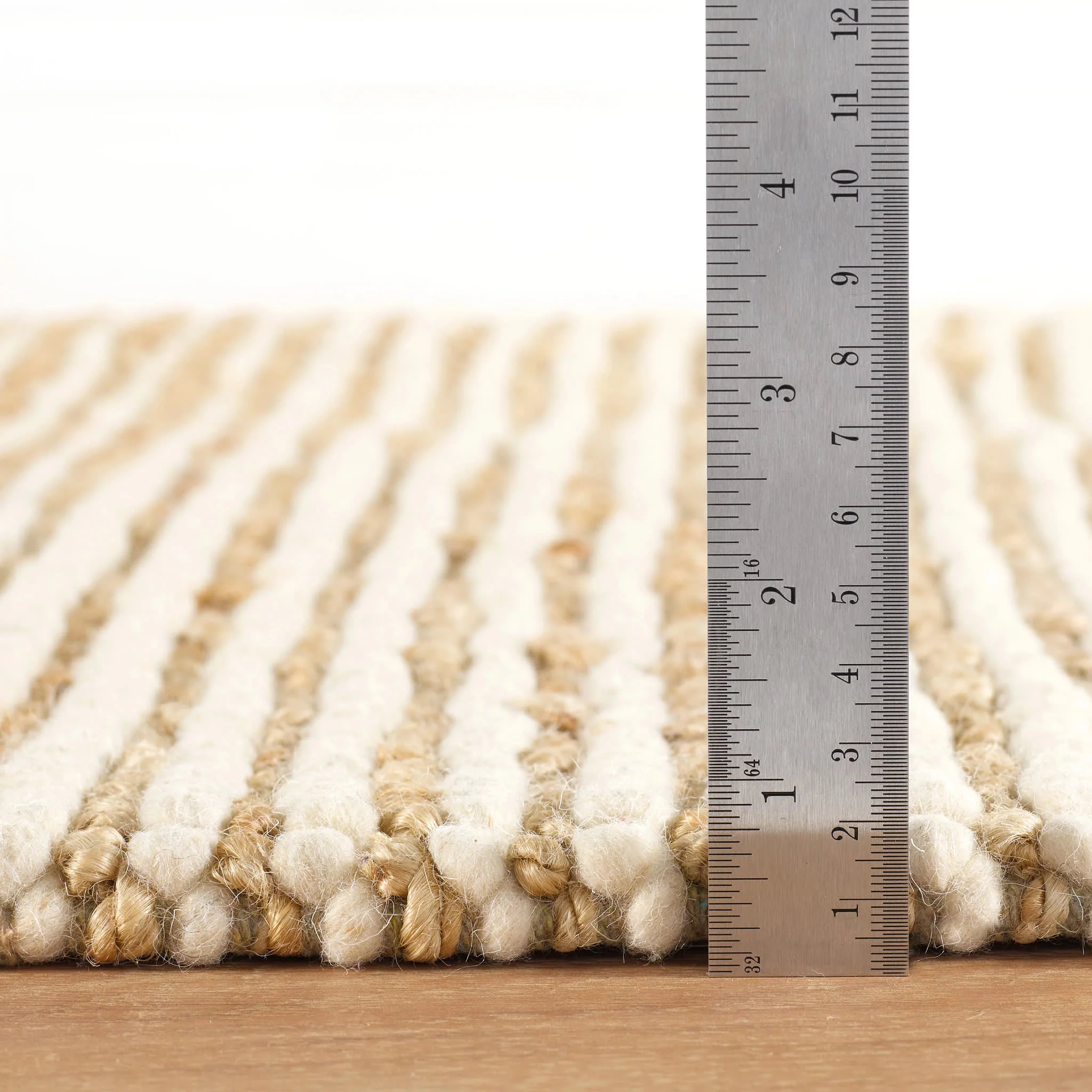 Twiggy Handwoven Wool/Jute Rug by Bunny Williams | Natural - Image 9