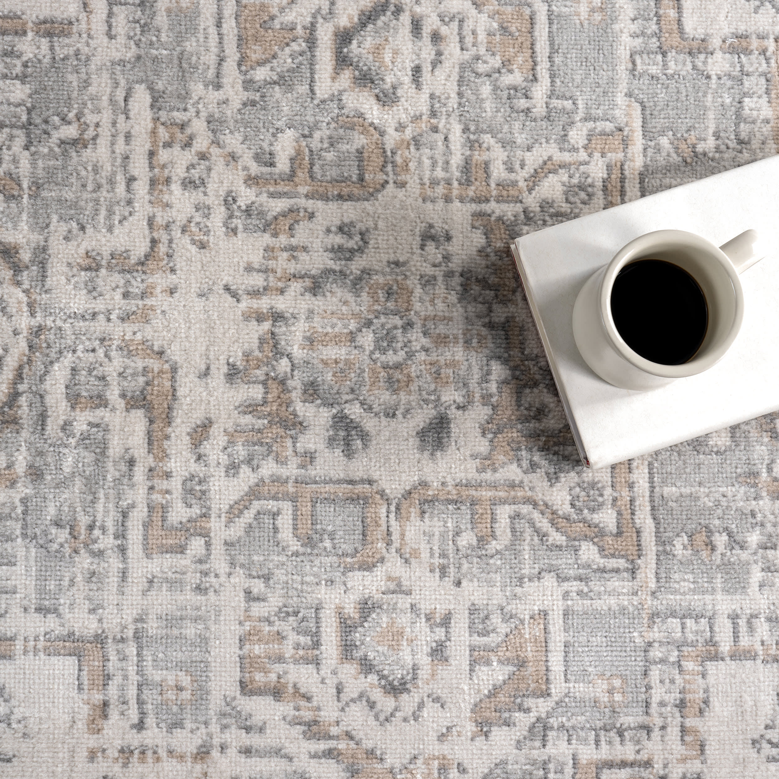 Vada Medallion Rug | Grey - Image 8