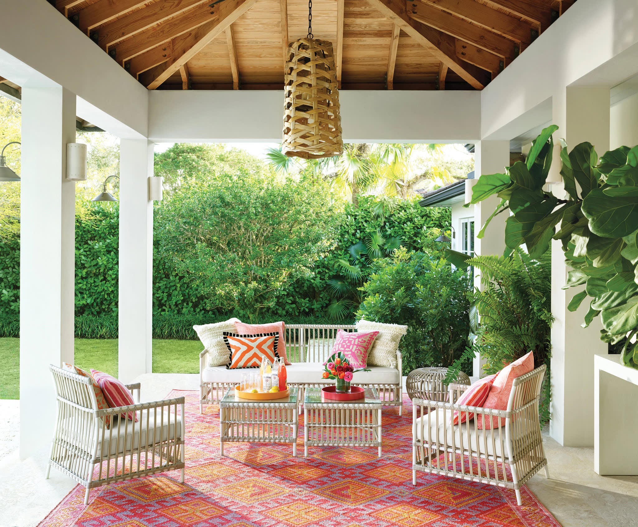 Valencia Kilim Handwoven Indoor/Outdoor Rug | Spice - Image 3