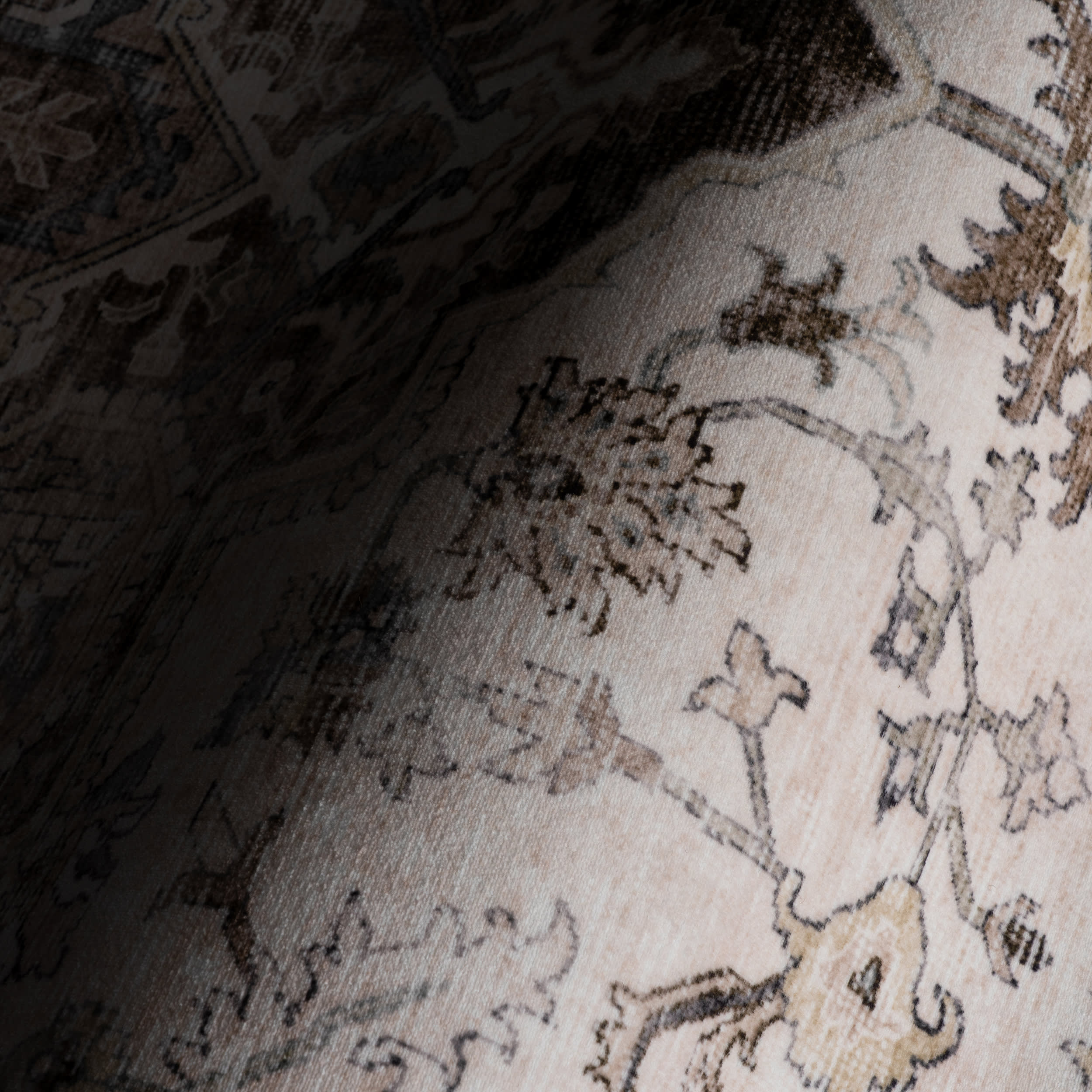 Vanisa Traditional Washable Rug | Beige - Image 3