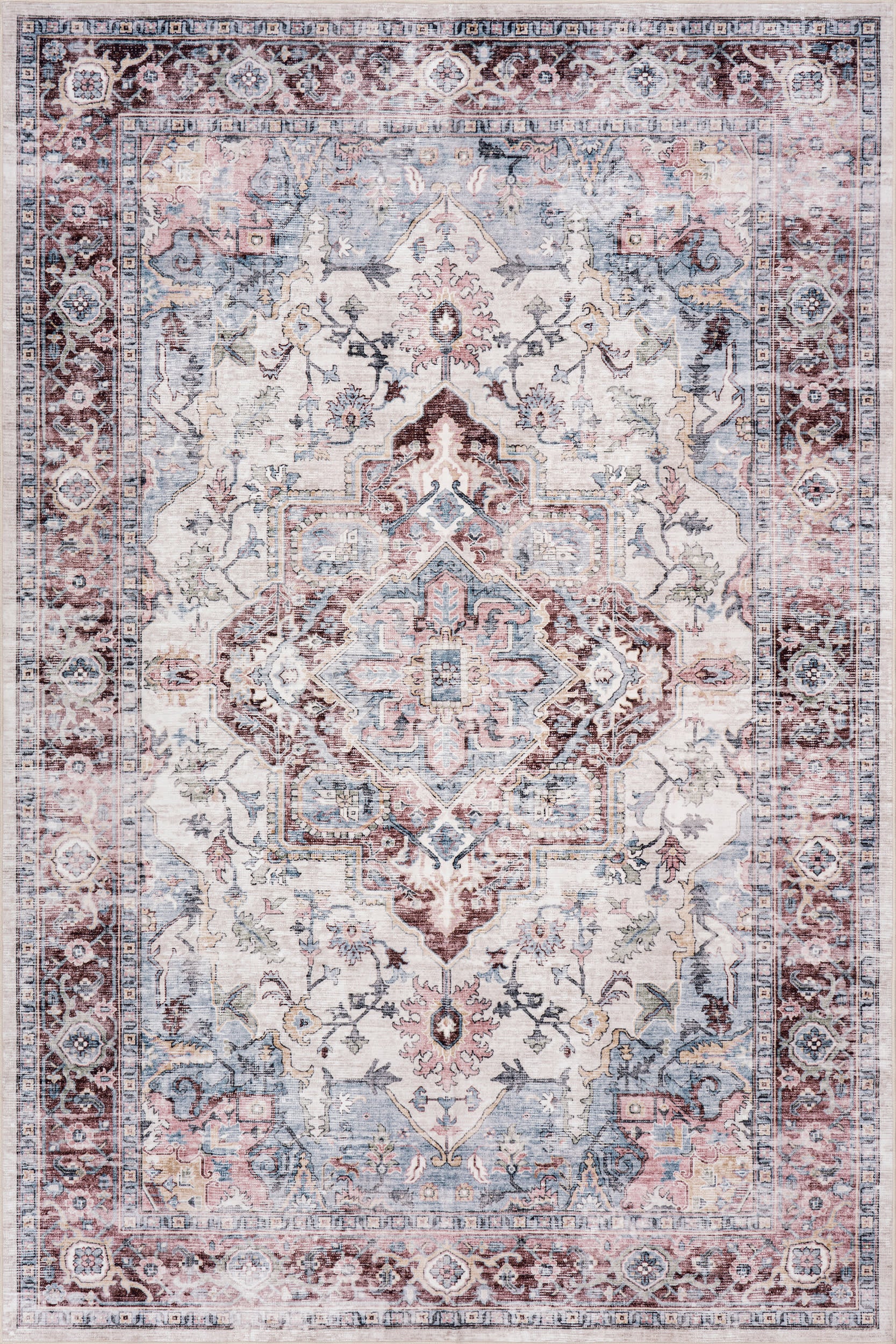 Vanisa Traditional Washable Rug | Multicolor