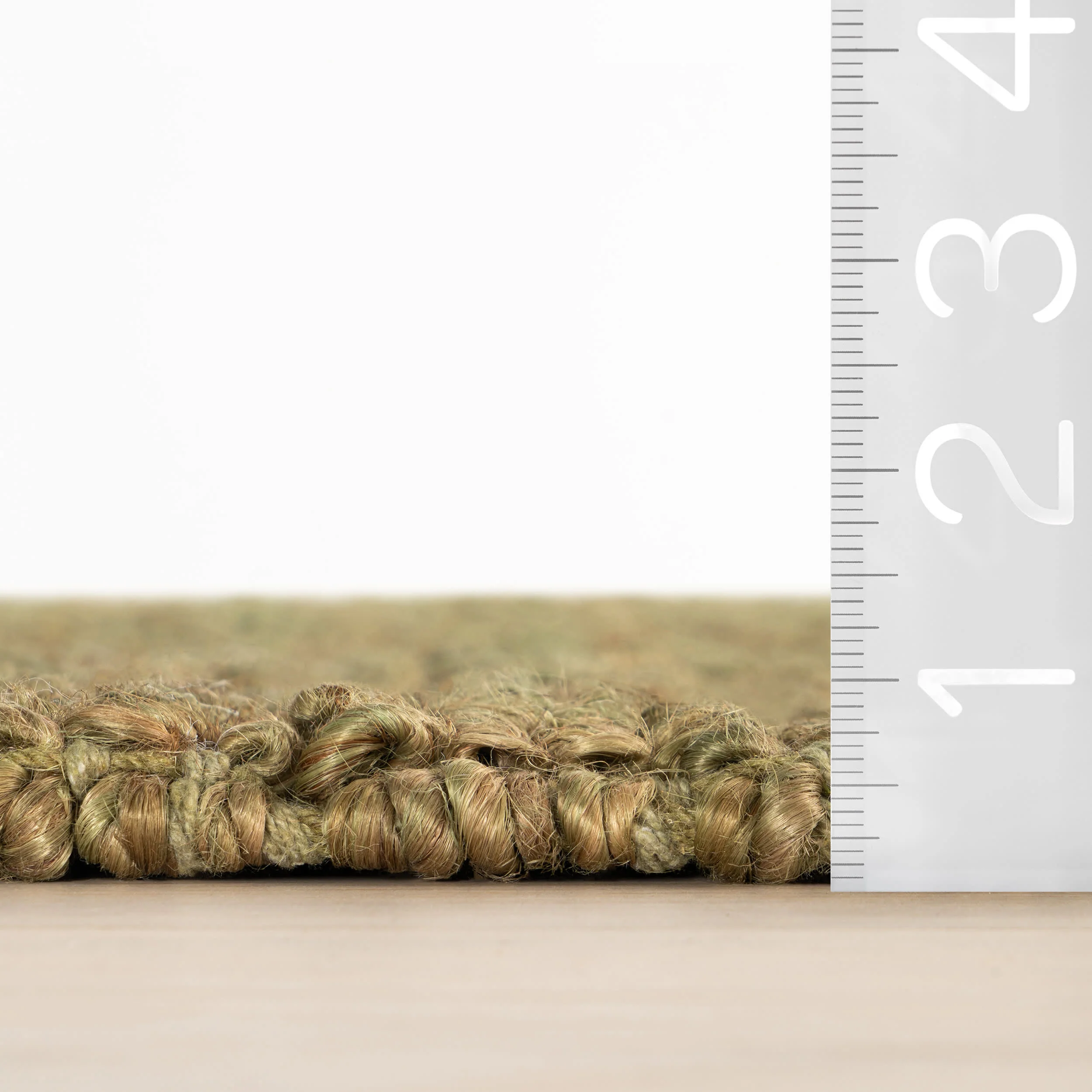 Varnu Textured Handmade Jute Rug | Green - Image 8