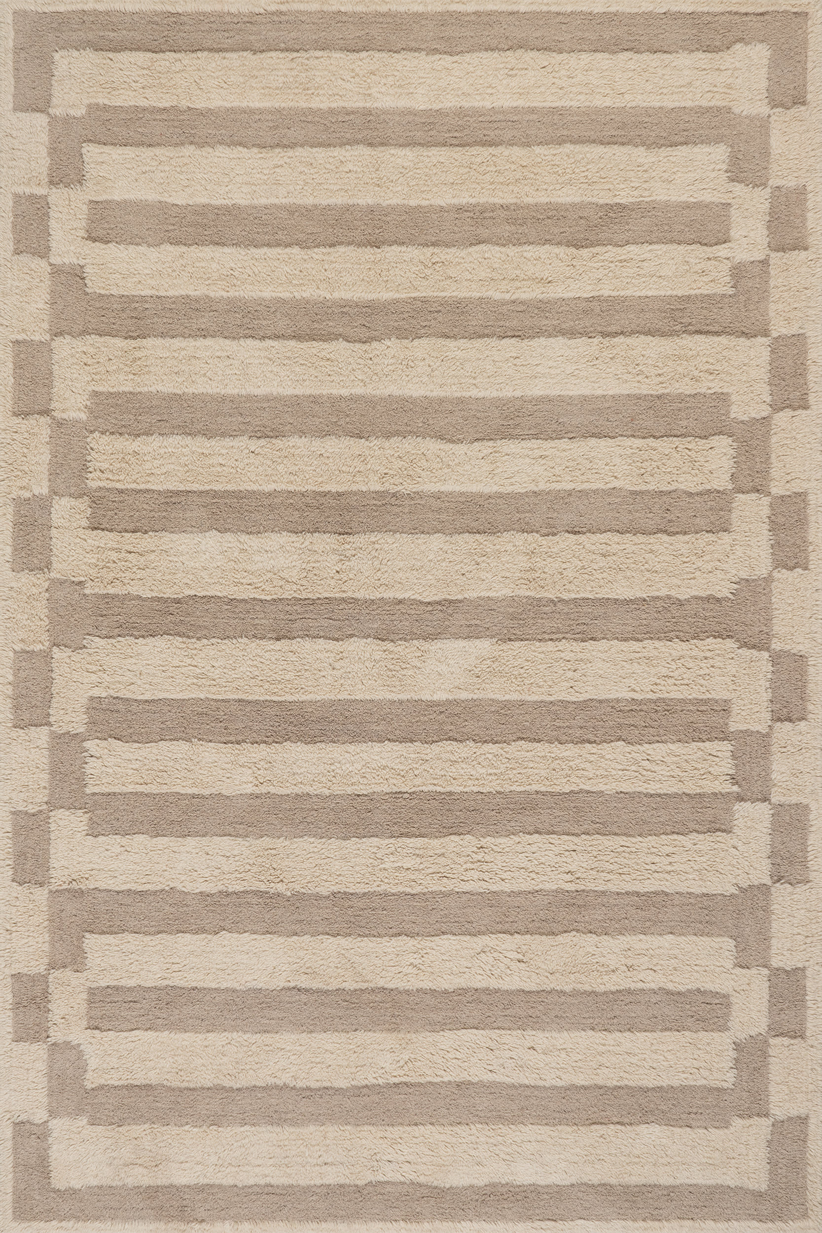 Velaina Handmade Washable Wool Rug | Ivory