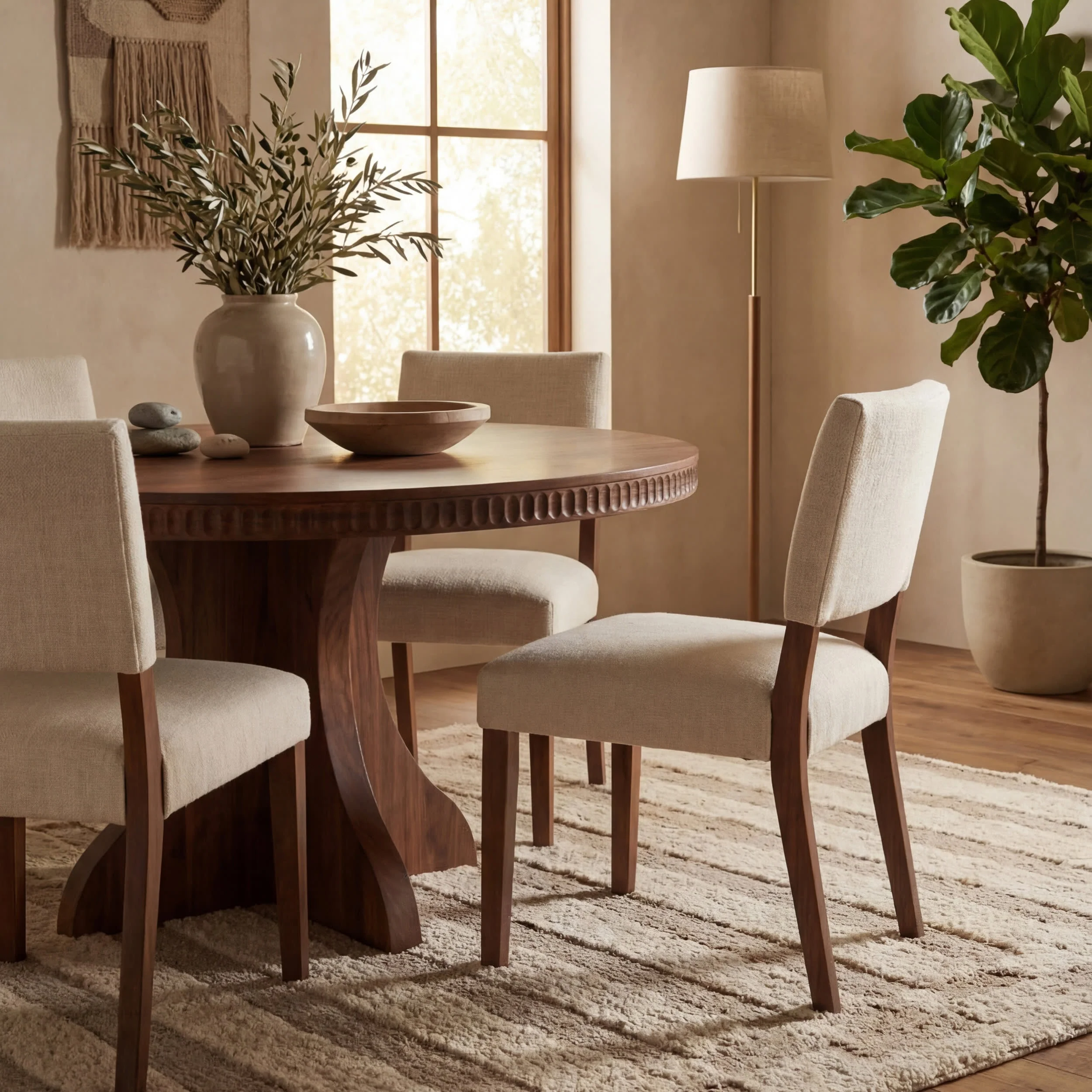 Velaina Handmade Washable Wool Rug | Ivory - Image 4