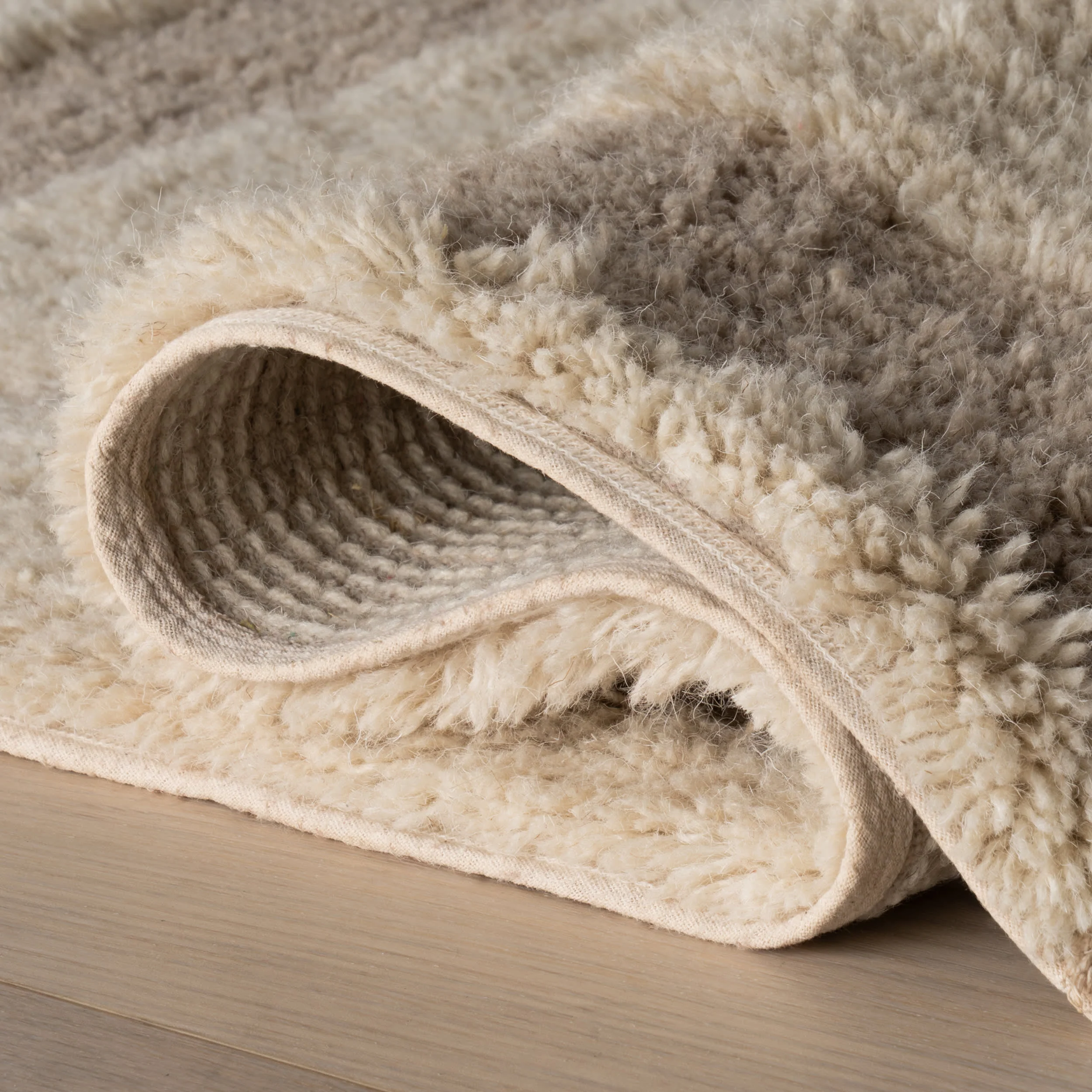 Velaina Handmade Washable Wool Rug | Ivory - Image 7