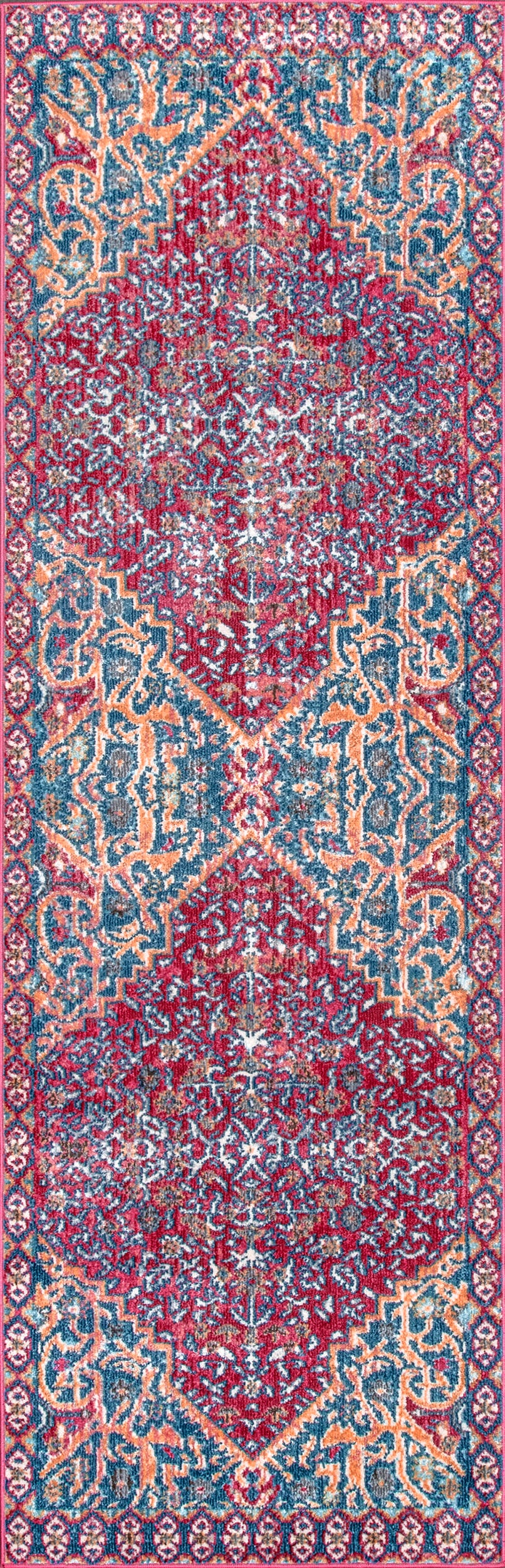 Vena Medallion Rug | Red