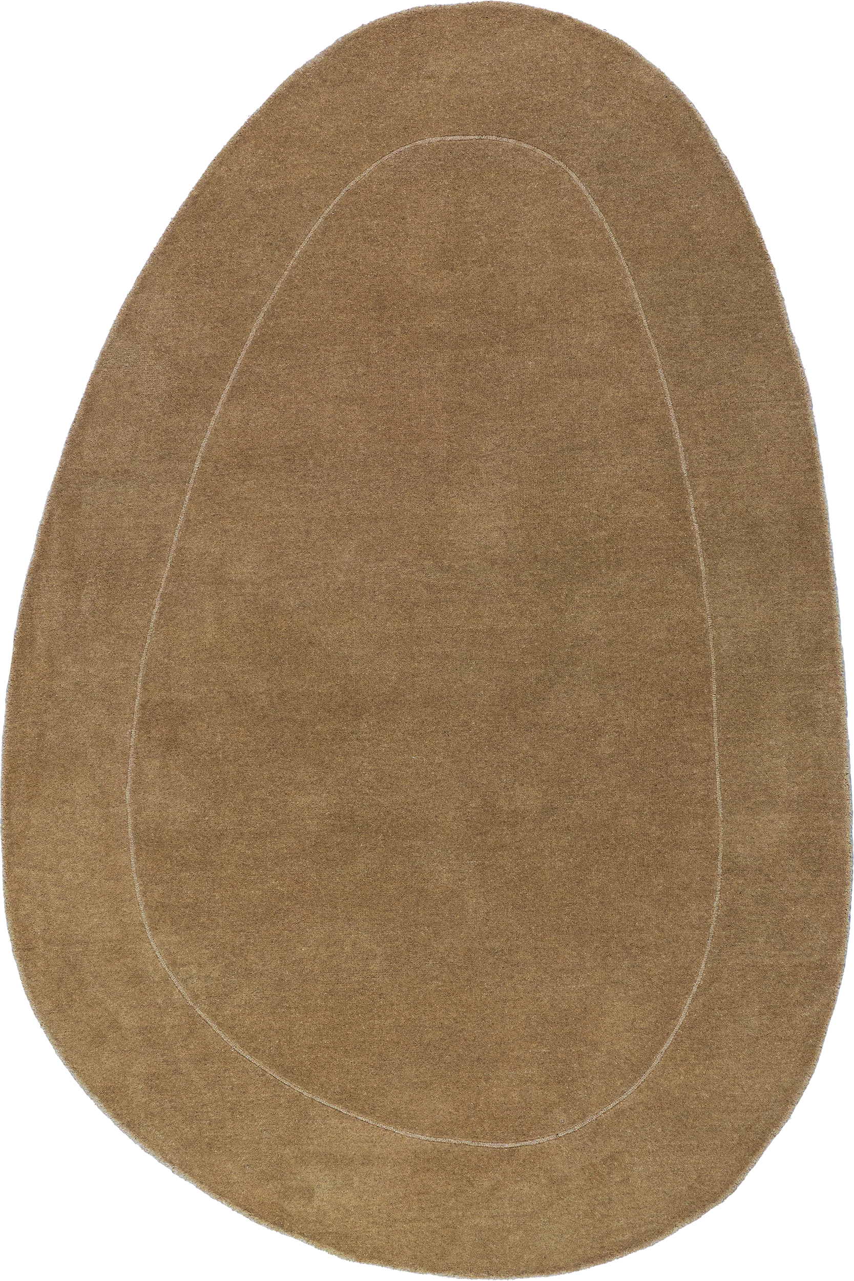 Venace Abstract Wool Rug | Brown