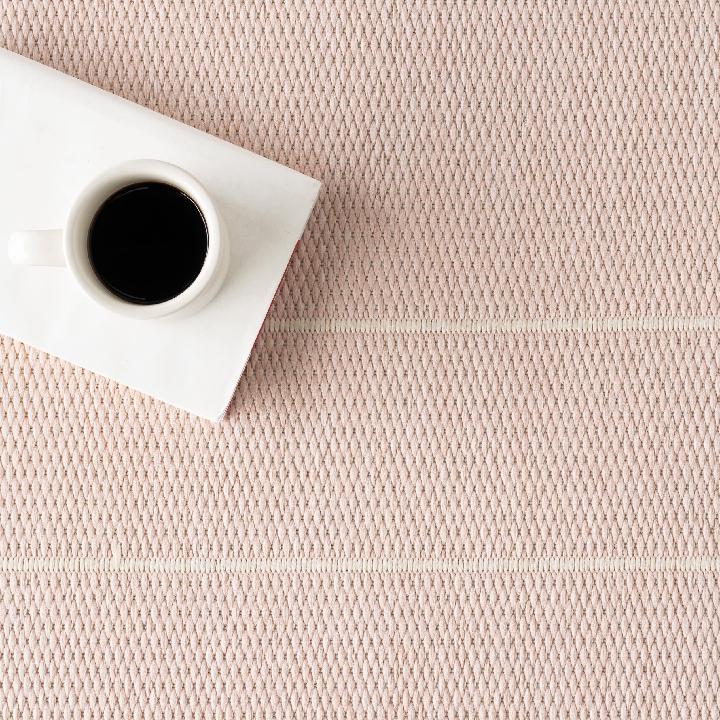 Venetian Pinstripes Indoor/Outdoor Rug | Light Pink - Image 8