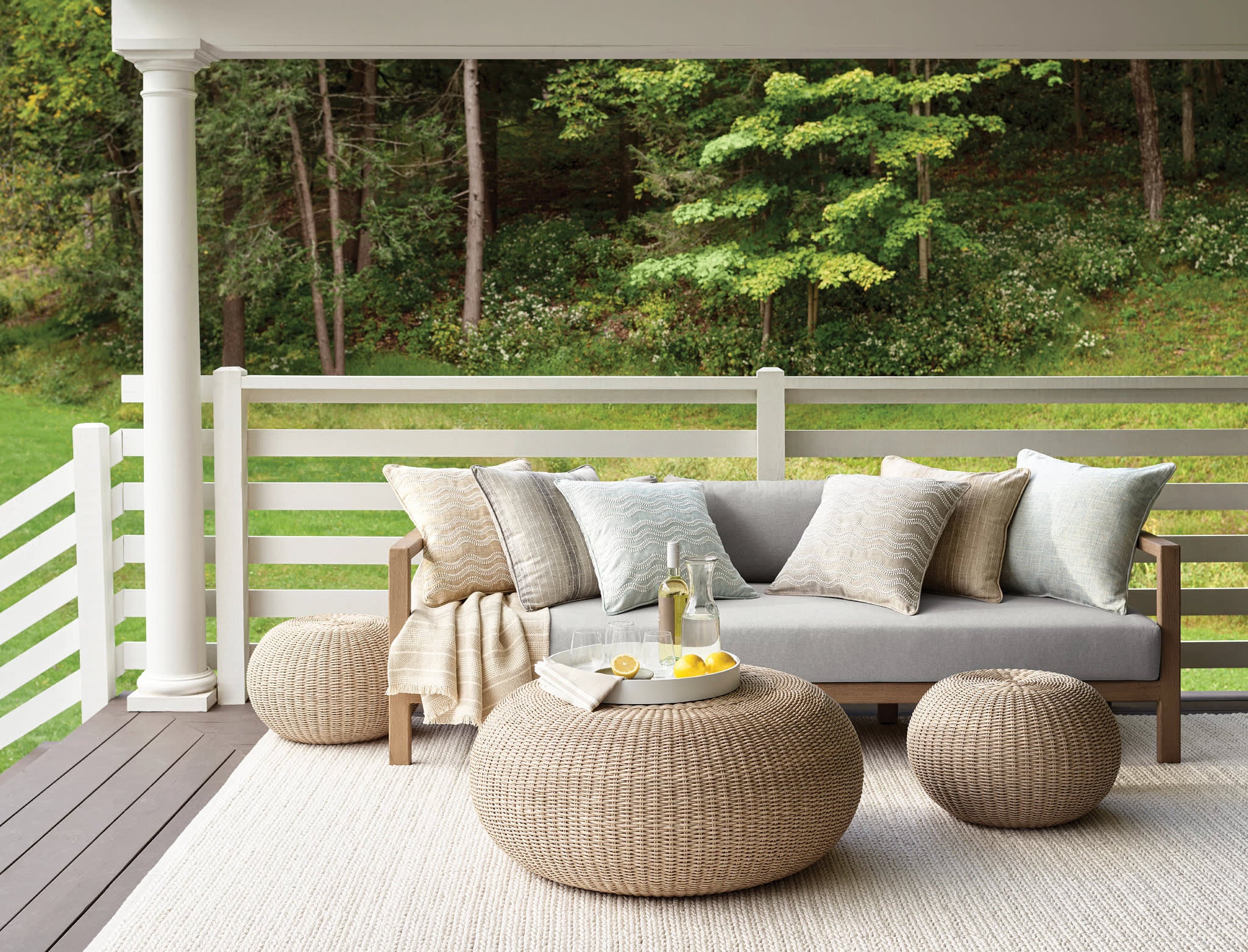Veranda Handwoven Performance Rug | Ivory - Image 3