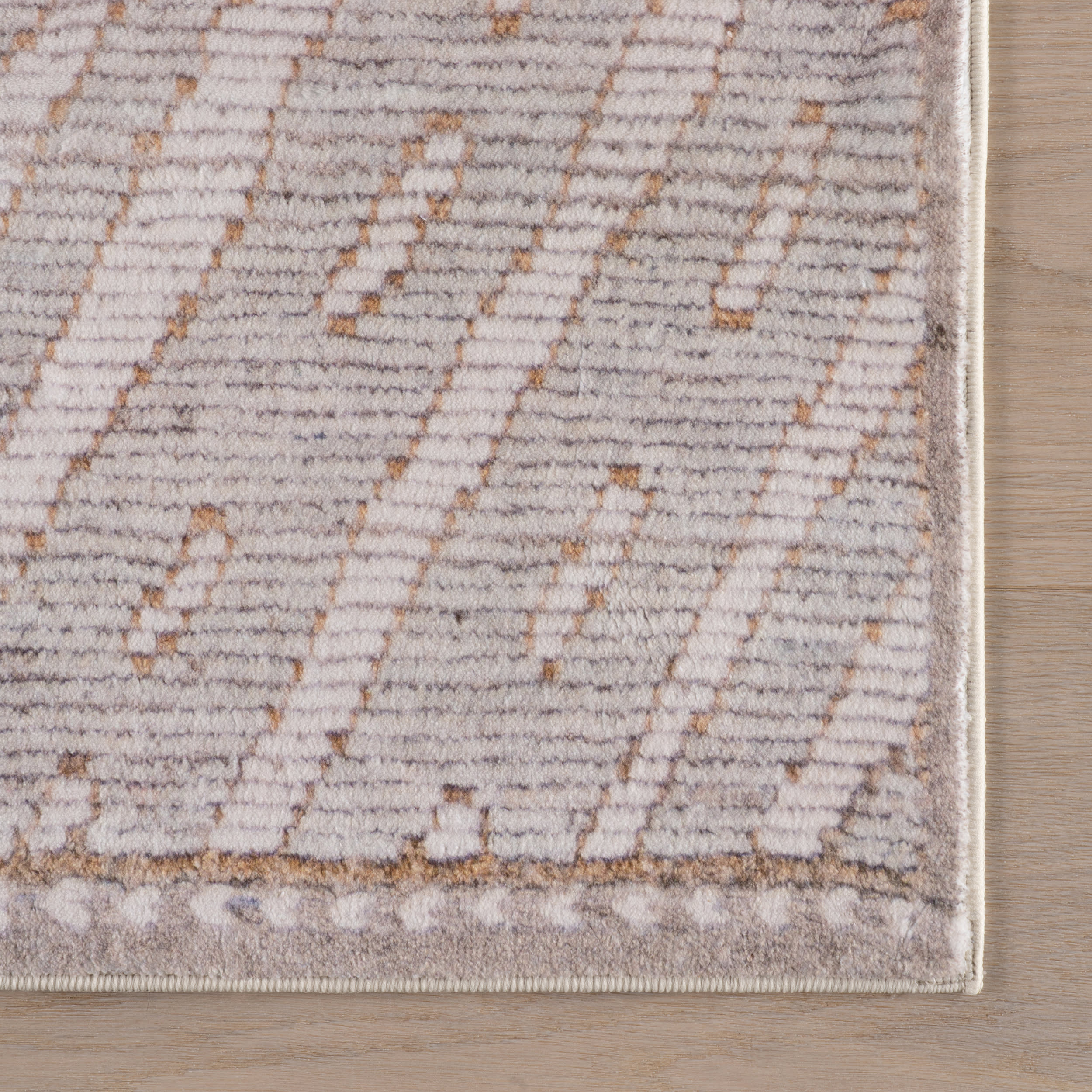 Vespera Abstract Washable Rug | Beige - Image 4