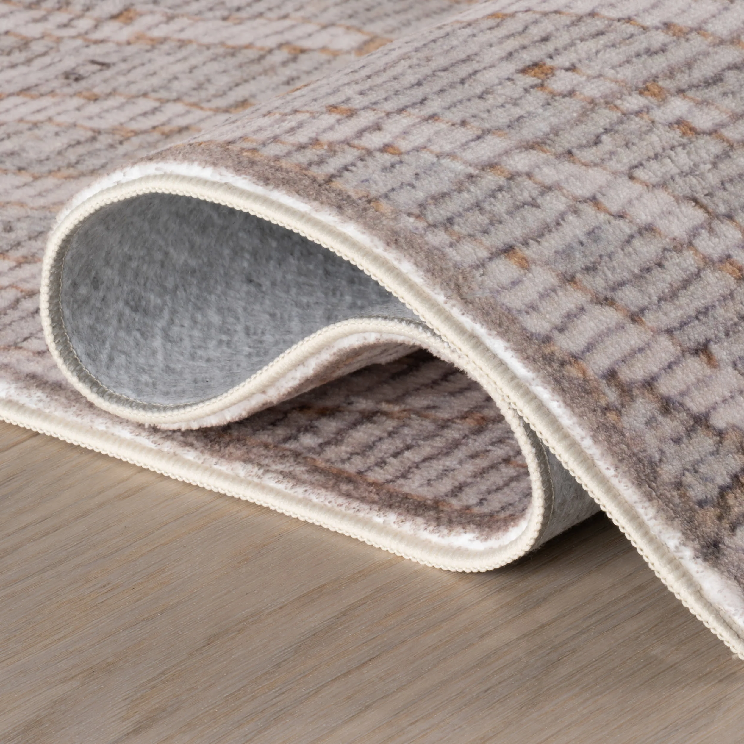 Vespera Abstract Washable Rug | Beige - Image 7