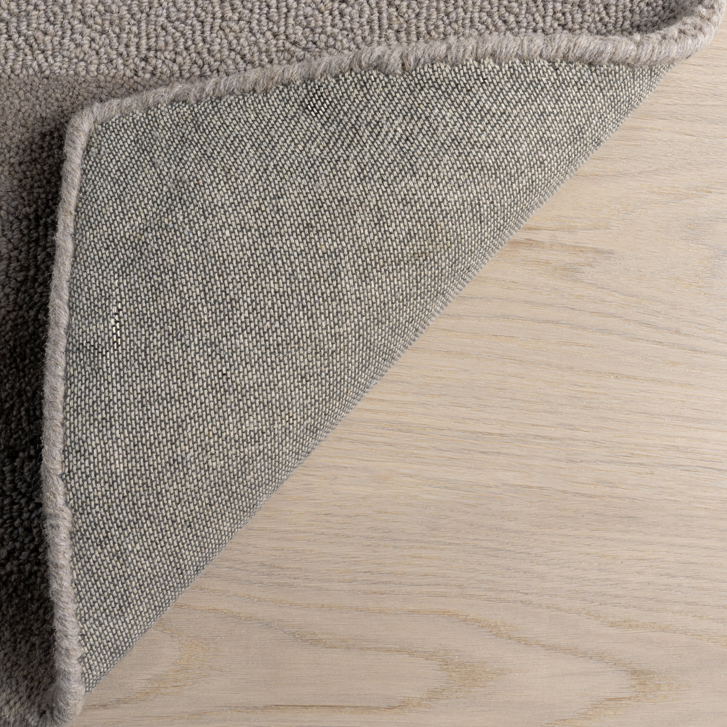 Vestry Striped Wool Rug | Bark - Image 6