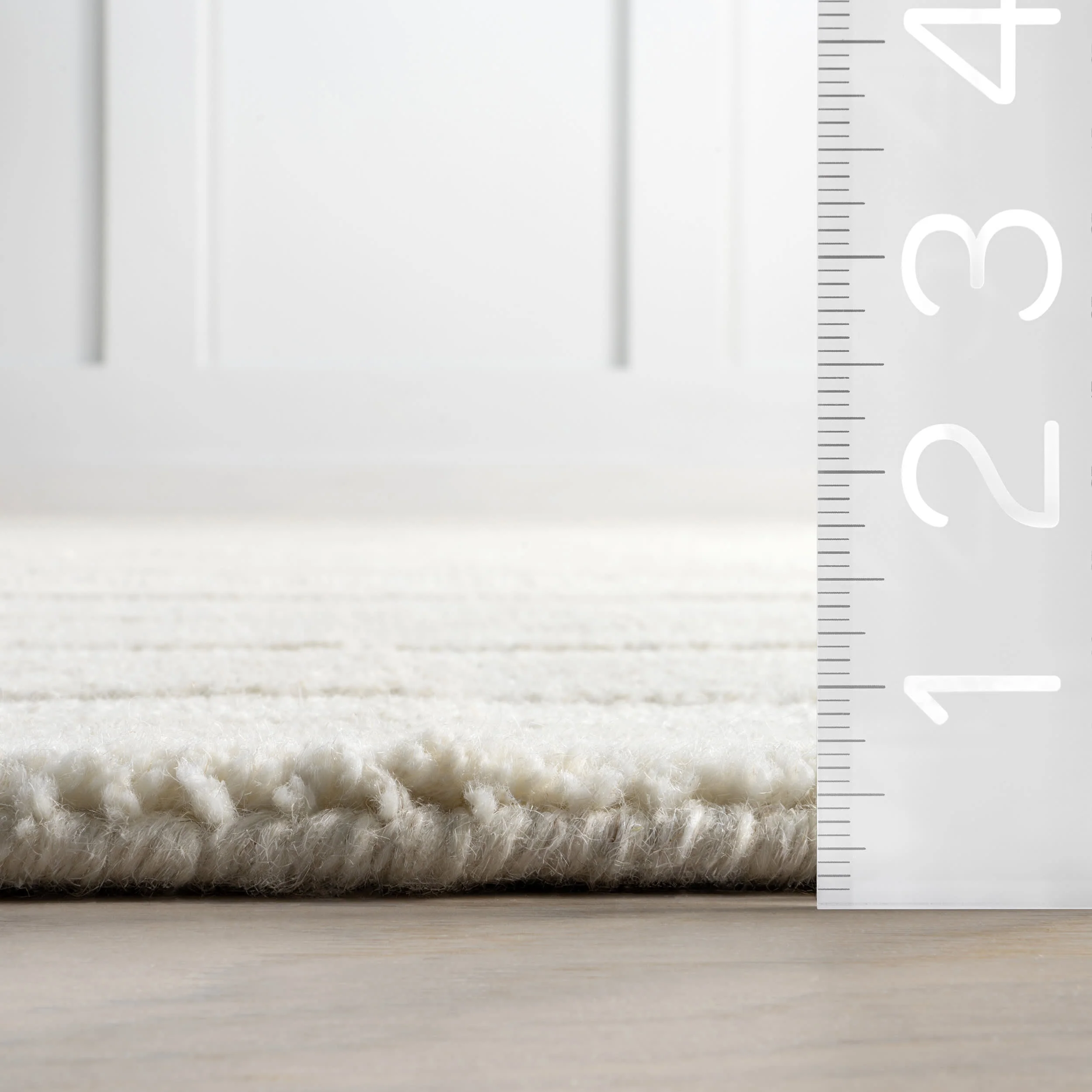 Vestry Striped Wool Rug | Ivory - Image 5