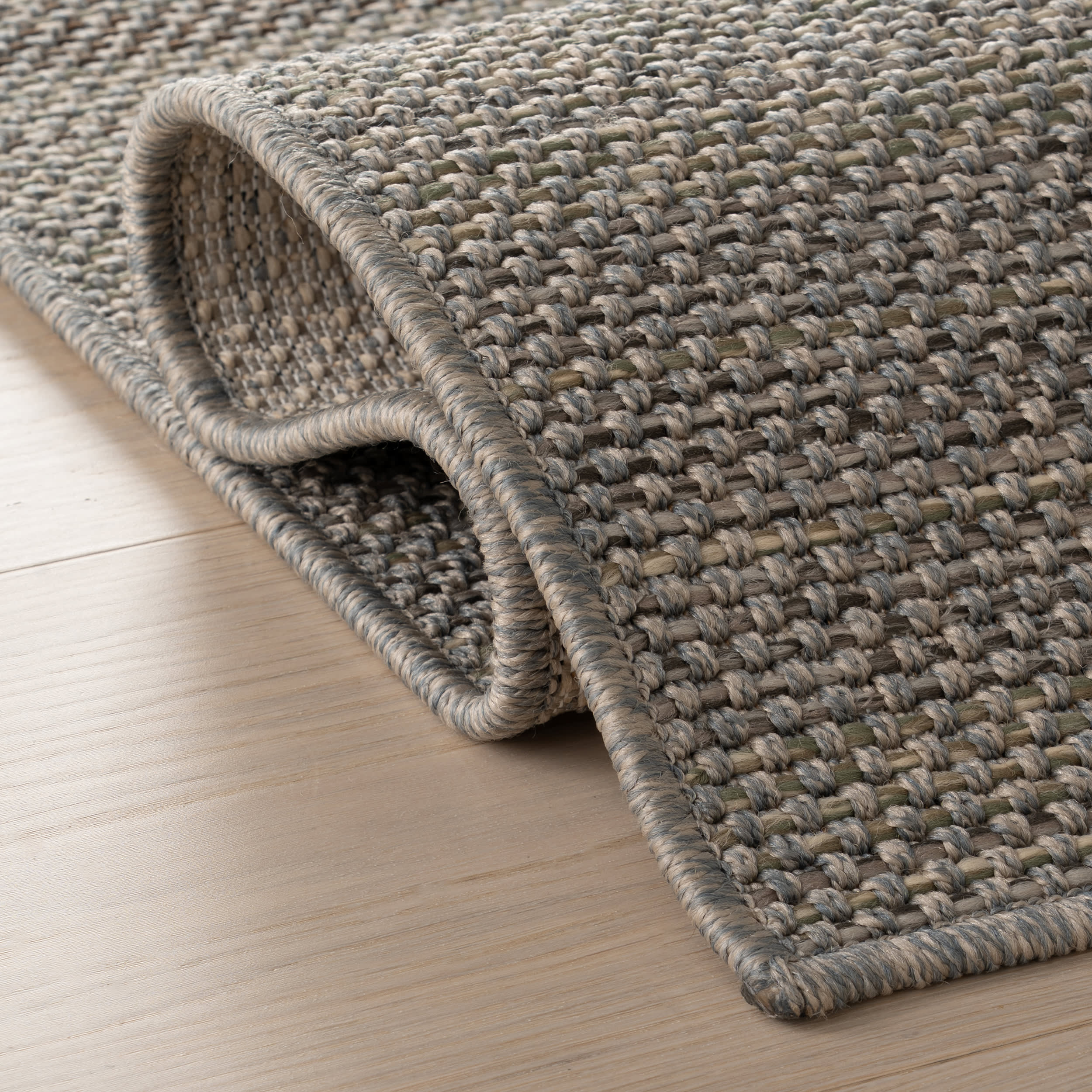 Veya Modern Striped Indoor/Outdoor Rug | Brown - Image 11