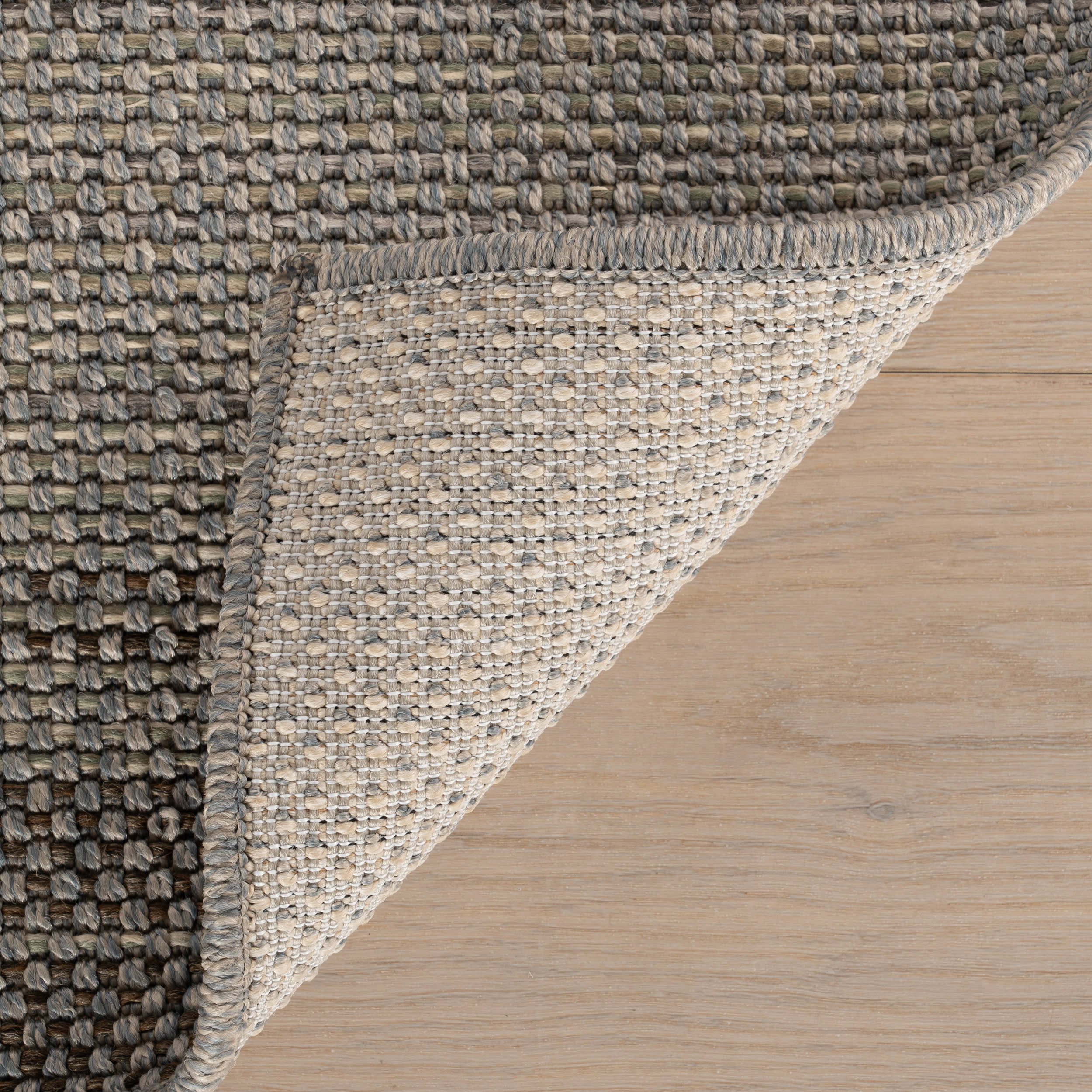 Veya Modern Striped Indoor/Outdoor Rug | Brown - Image 8