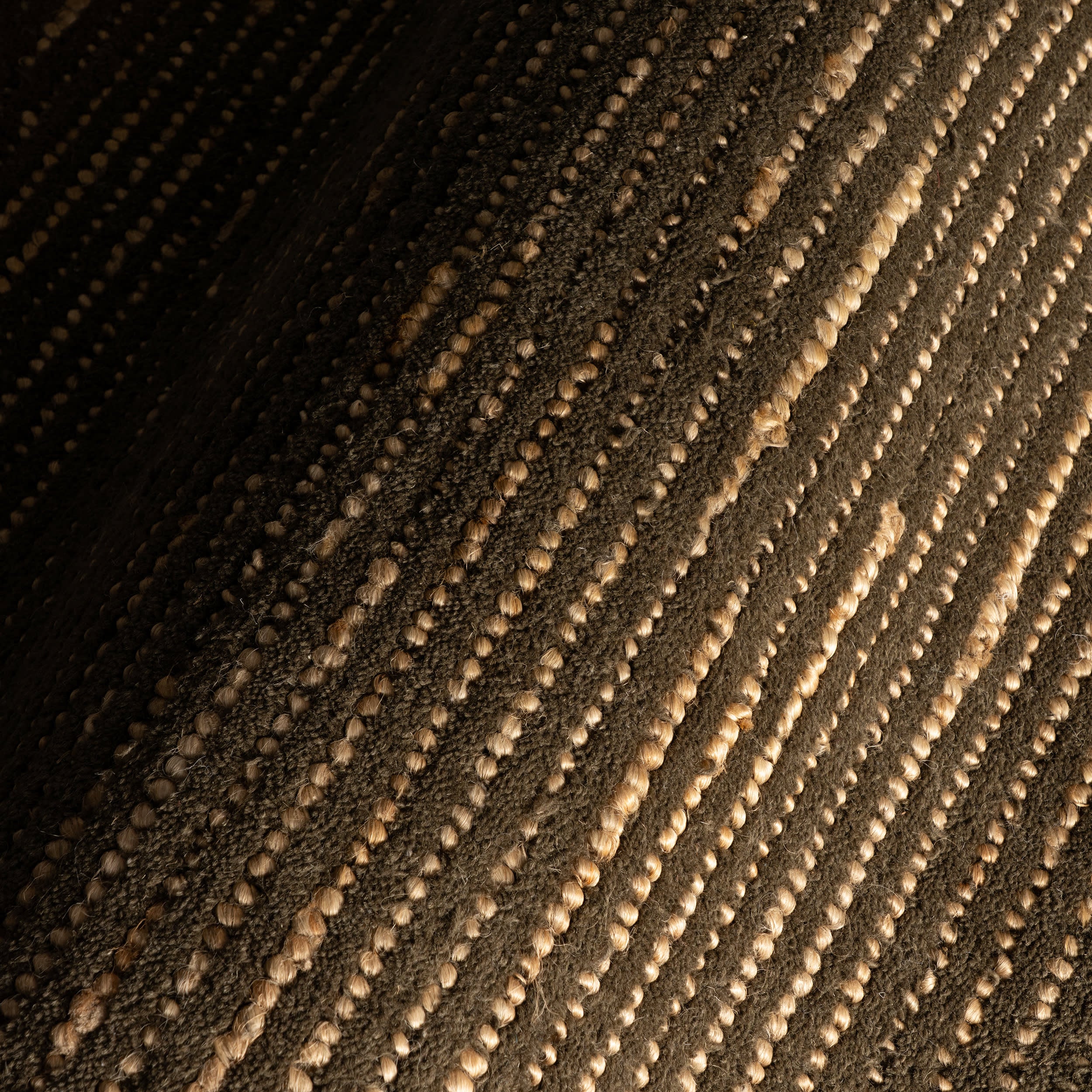 Vicart Modern Striped Bohemian Rug | Green - Image 3