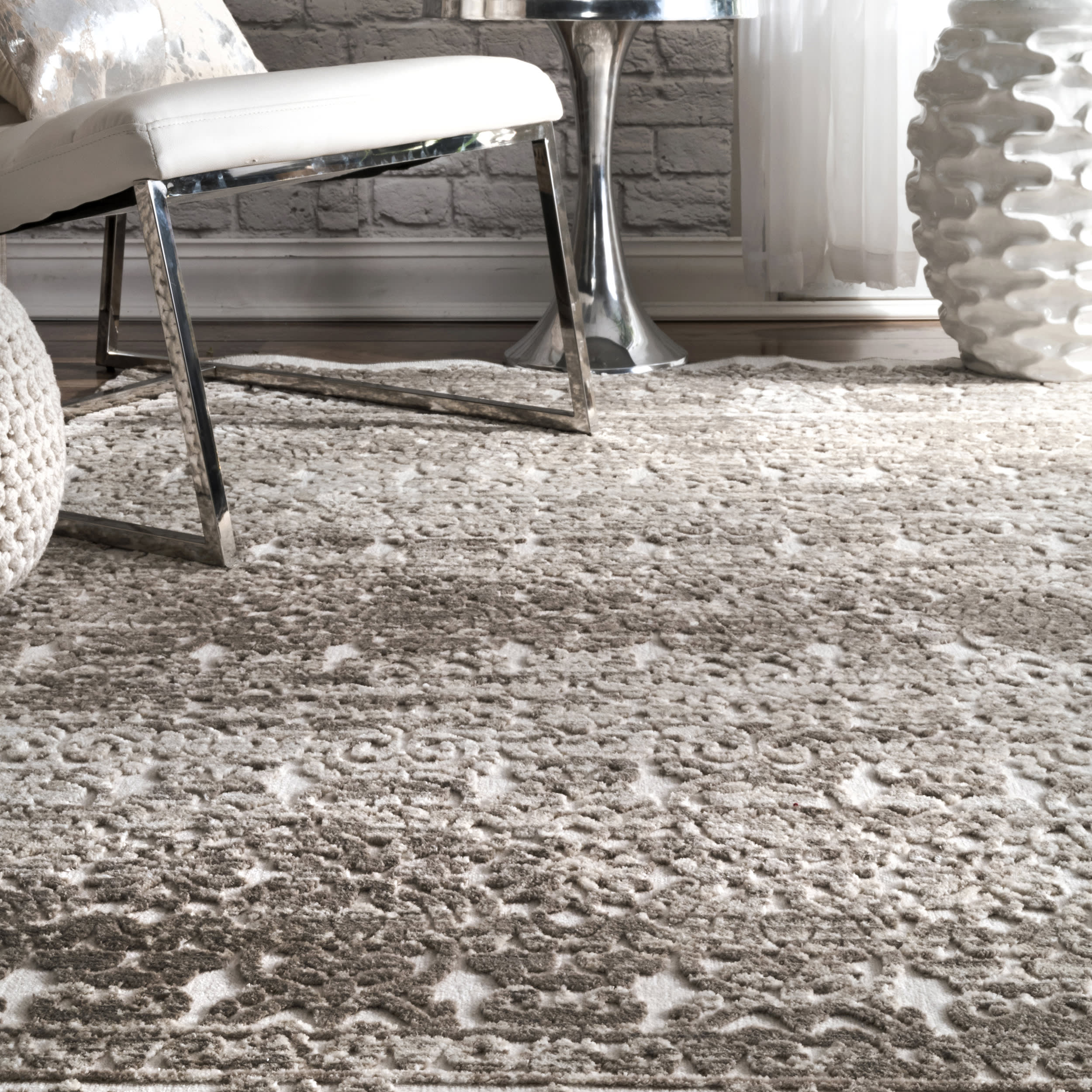 Victorian Ombre Rug | Brown - Image 4