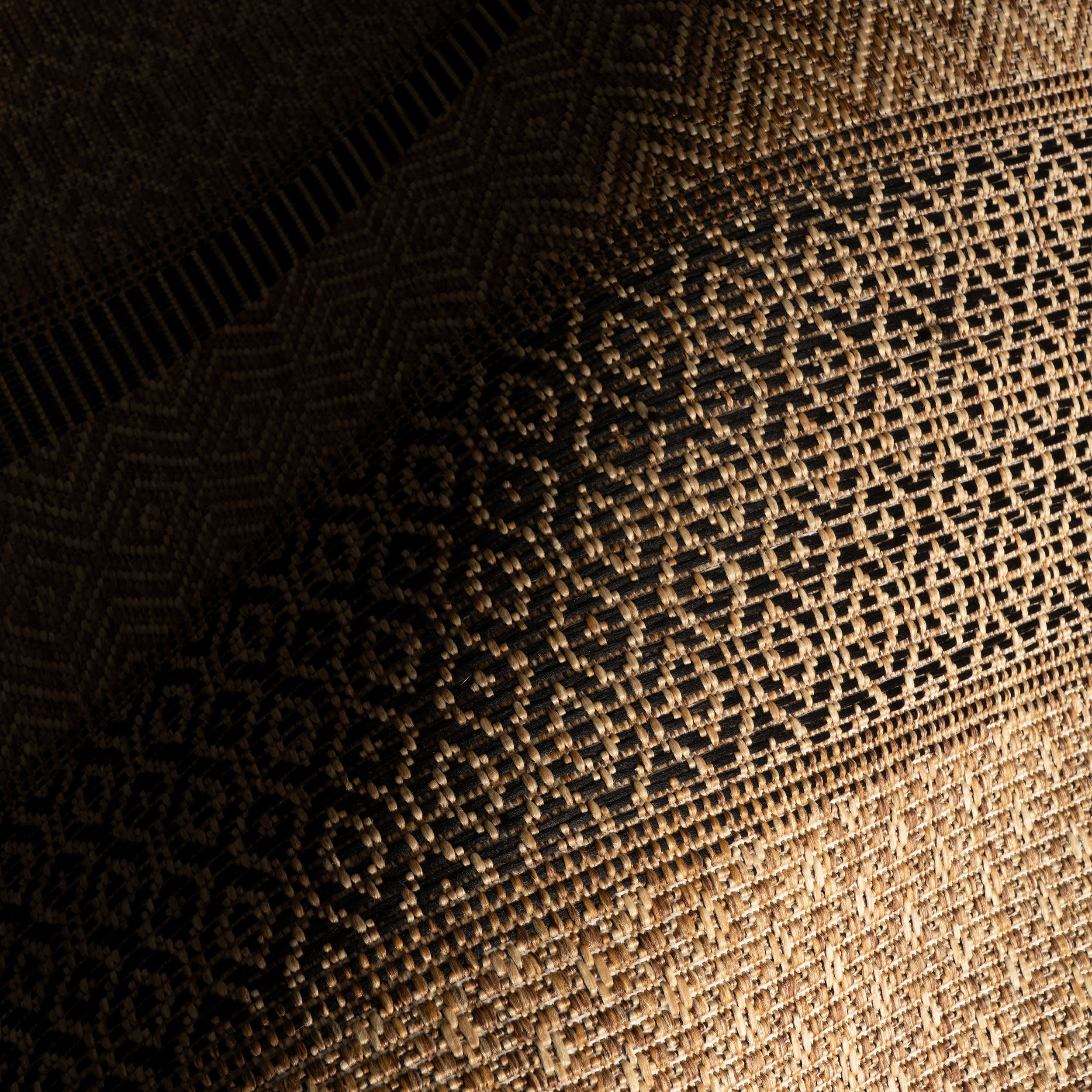 Vielle Modern Abstract Indoor/Outdoor Rug | Black - Image 3